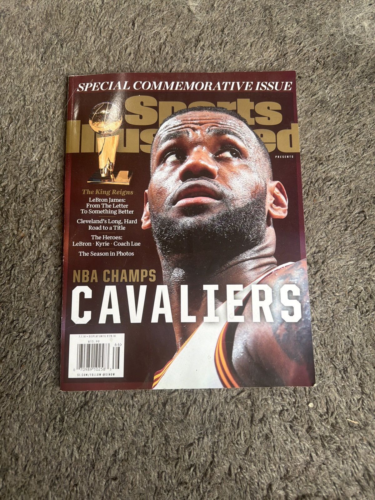 NBA 2016 Sports Illustrated Special Commemorative Issue Size ONE SIZE - 1 Thumbnail