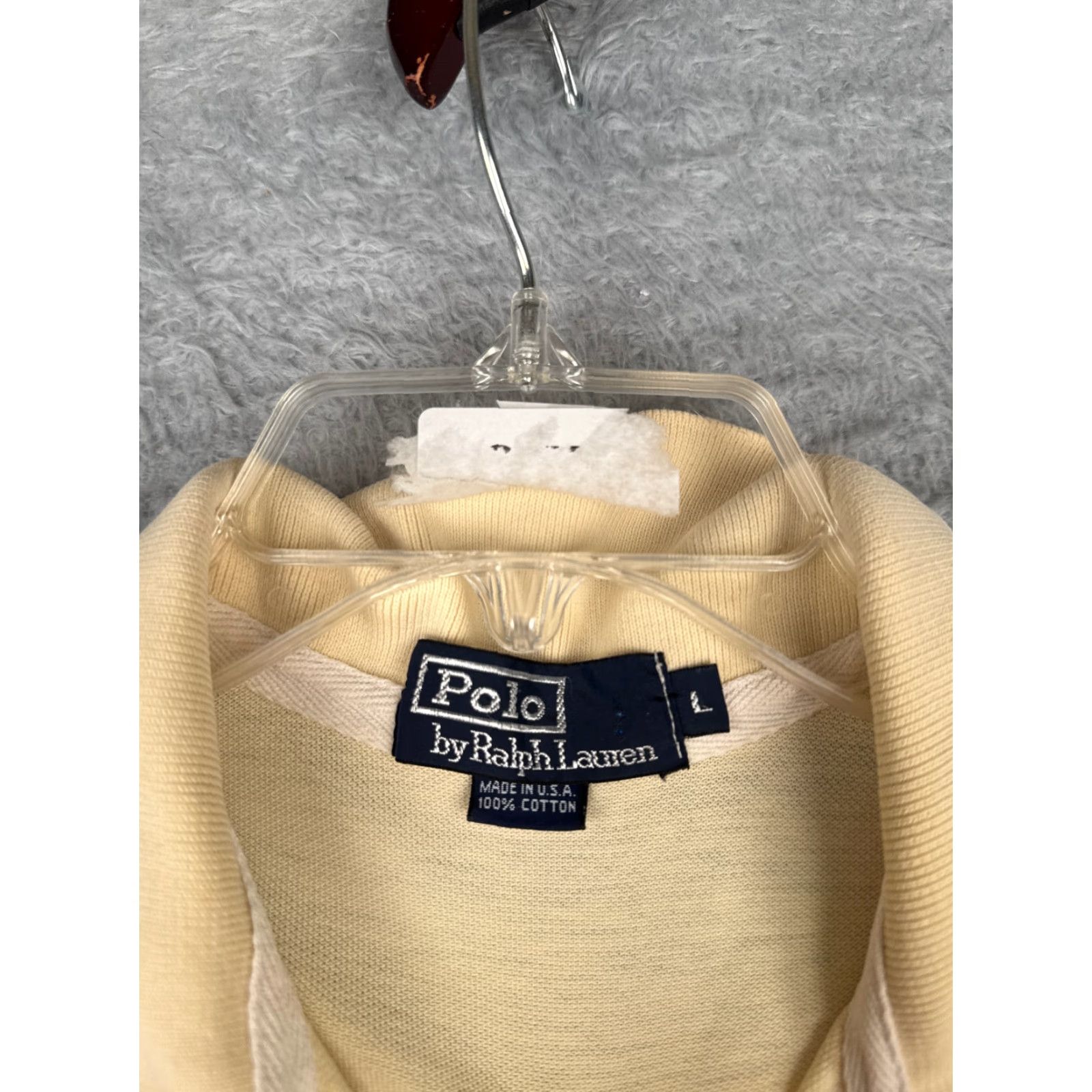 Ralph Lauren VINTAGE Polo Ralph Lauren Polo Shirt Mens L Yellow 100% Cotton Pony Polo Shirt Mens L Yellow 100% Cotton Pony READ ME Size US L / EU 52-54 / 3 - 7 Thumbnail
