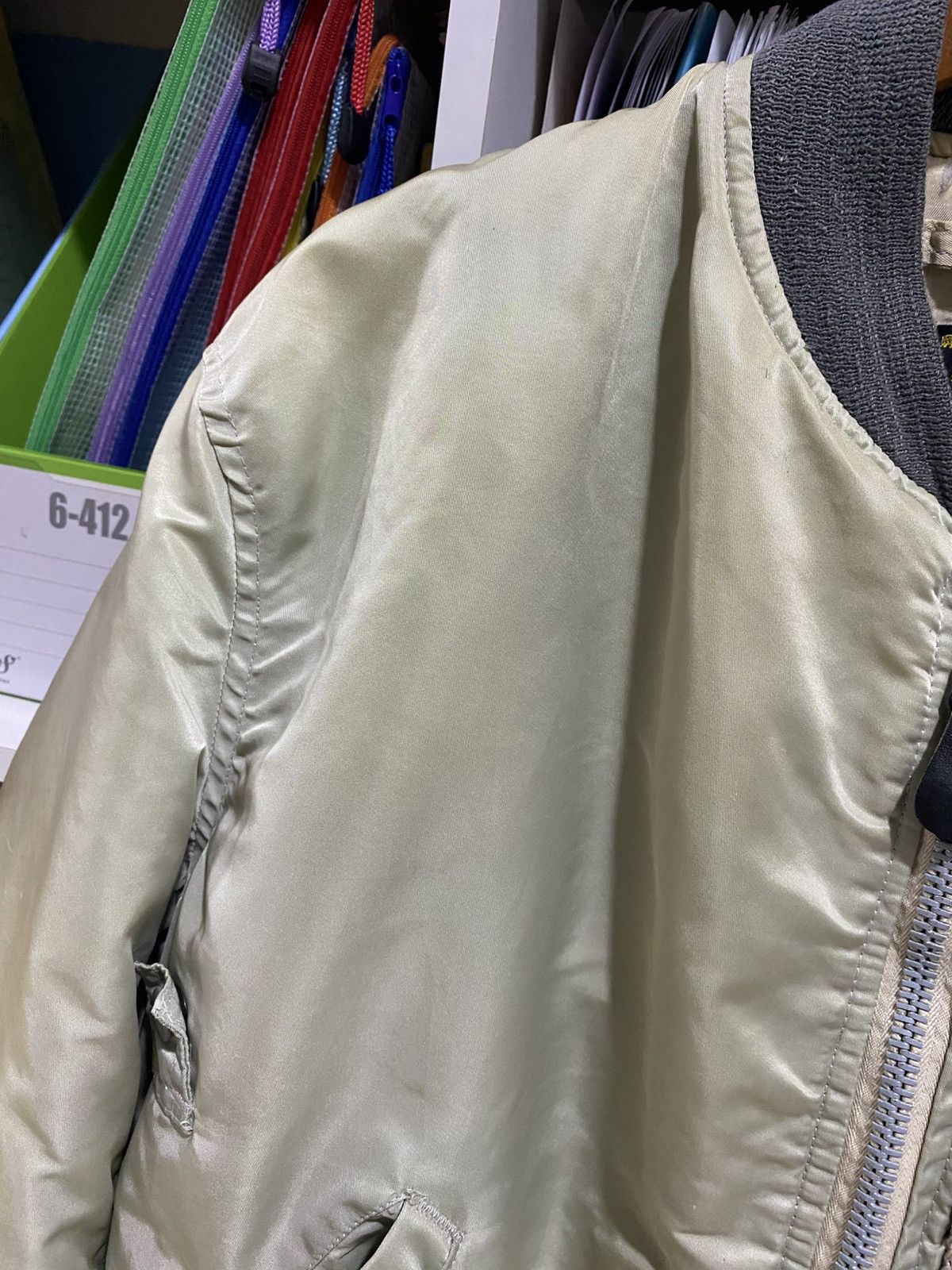 Avirex Vintage 90s Avirex LTD USAF Ma-1 Bomber Jacket Made Usa Size US L / EU 52-54 / 3 - 5 Thumbnail