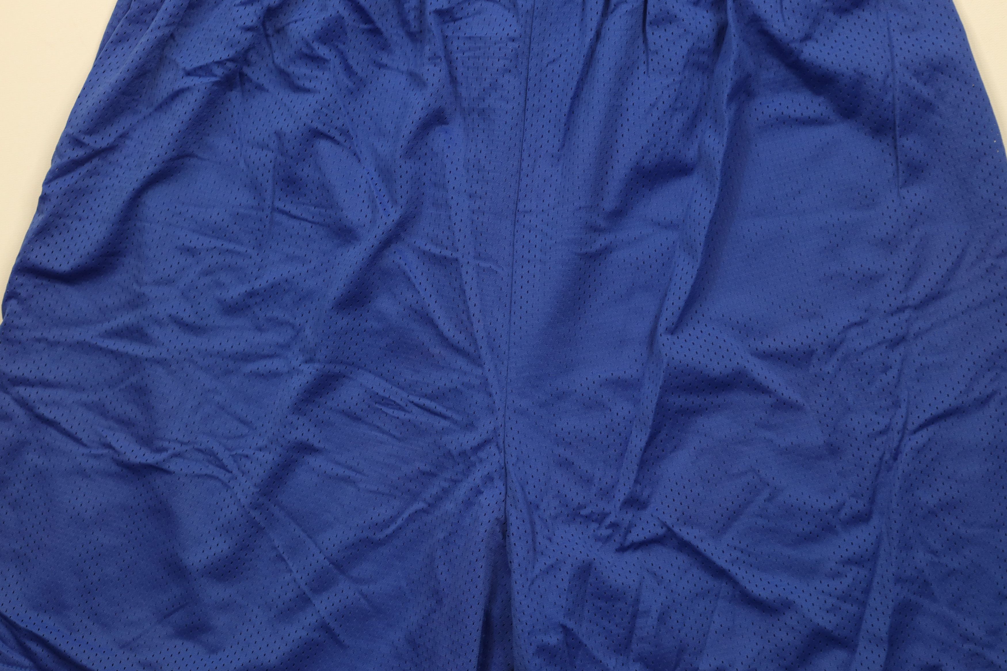 Nike × Vintage Vintage Y2K Nike Swoosh Above Knee Mesh Shorts Royal Blue Size US 36 / EU 52 - 11 Thumbnail