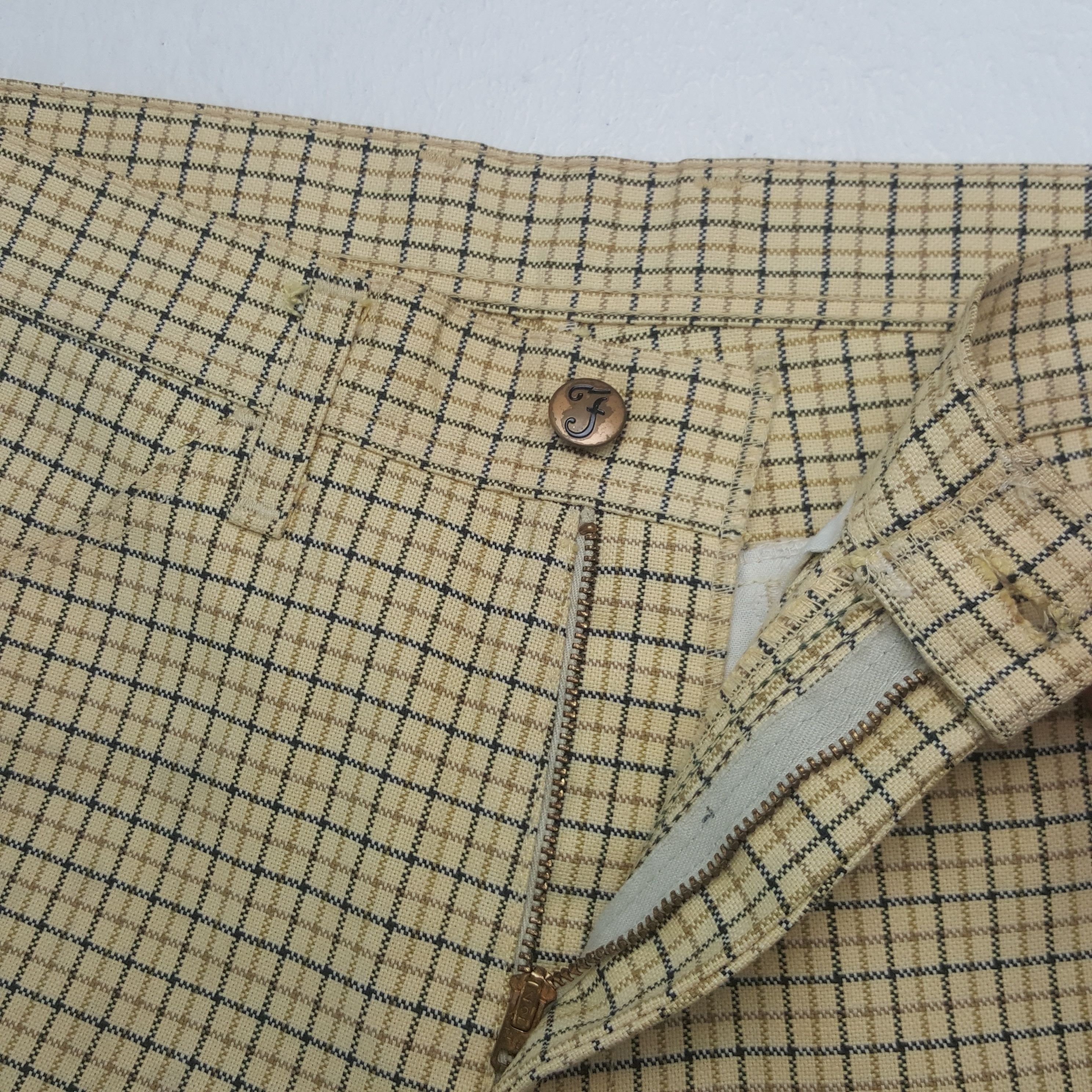 Farah Vintage Farah American Style Plaid Pants RR16 Size US 29 - 7 Thumbnail