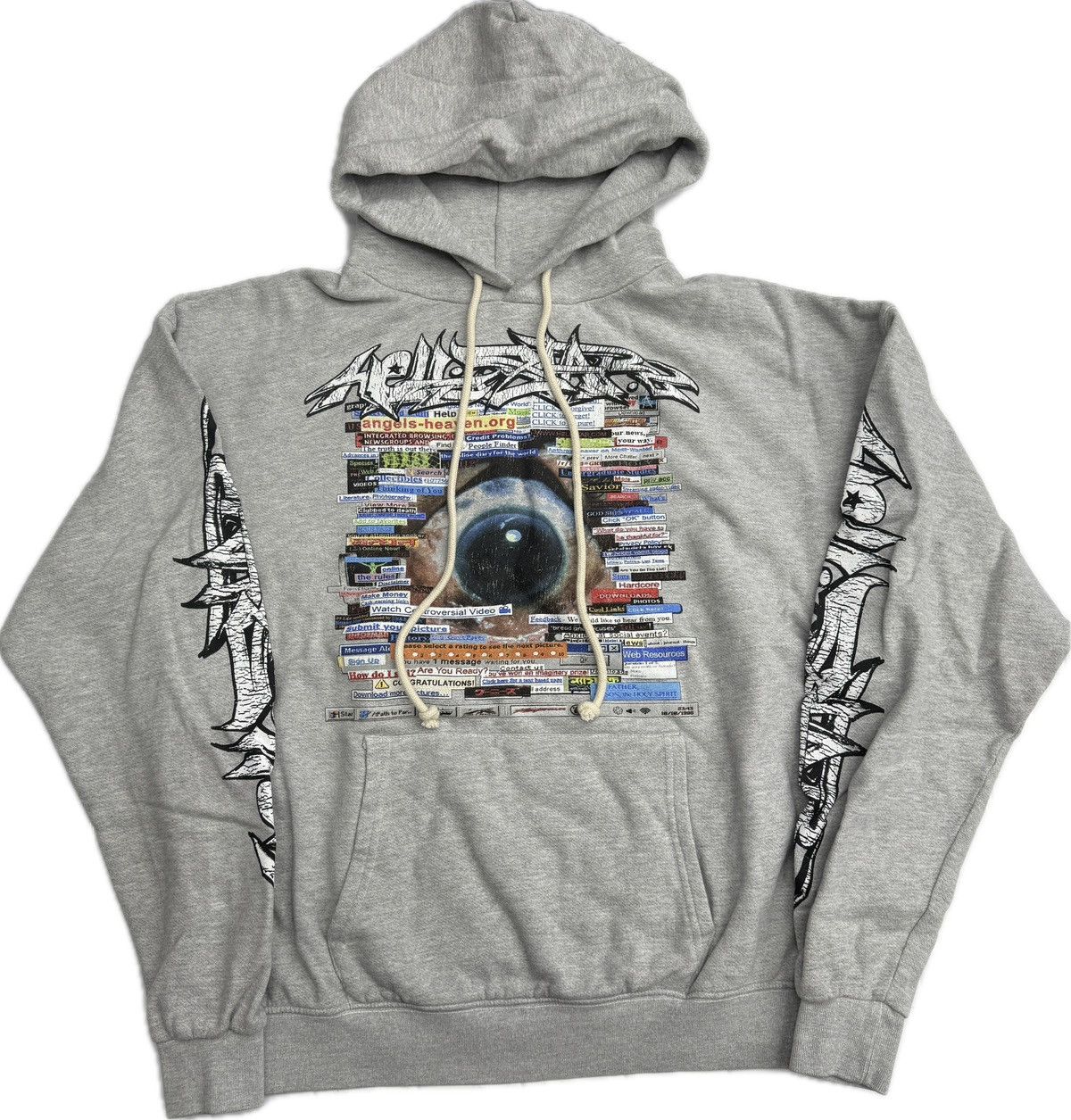 HELLSTAR HELLSTAR “SPEED HOODIE” - SIZE M - (ASH GREY) | Grailed