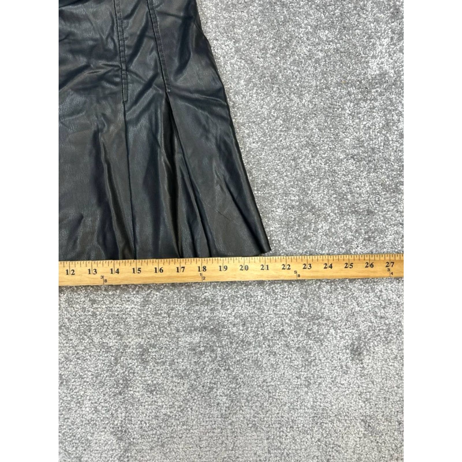 Zara Zara Skirt Womens XS Black Belted Waist Pleated Mini A Line Casual Gothic Festival Vintage: No Size 26" / US 2 / IT 38 - 3 Thumbnail