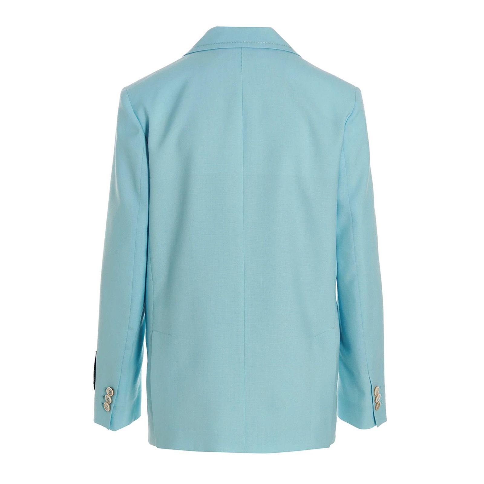 Marni Marni Light Blue Single-Breasted Wool Blazer New & Authentic Size XS / US 0-2 / IT 36-38 - 2 Thumbnail