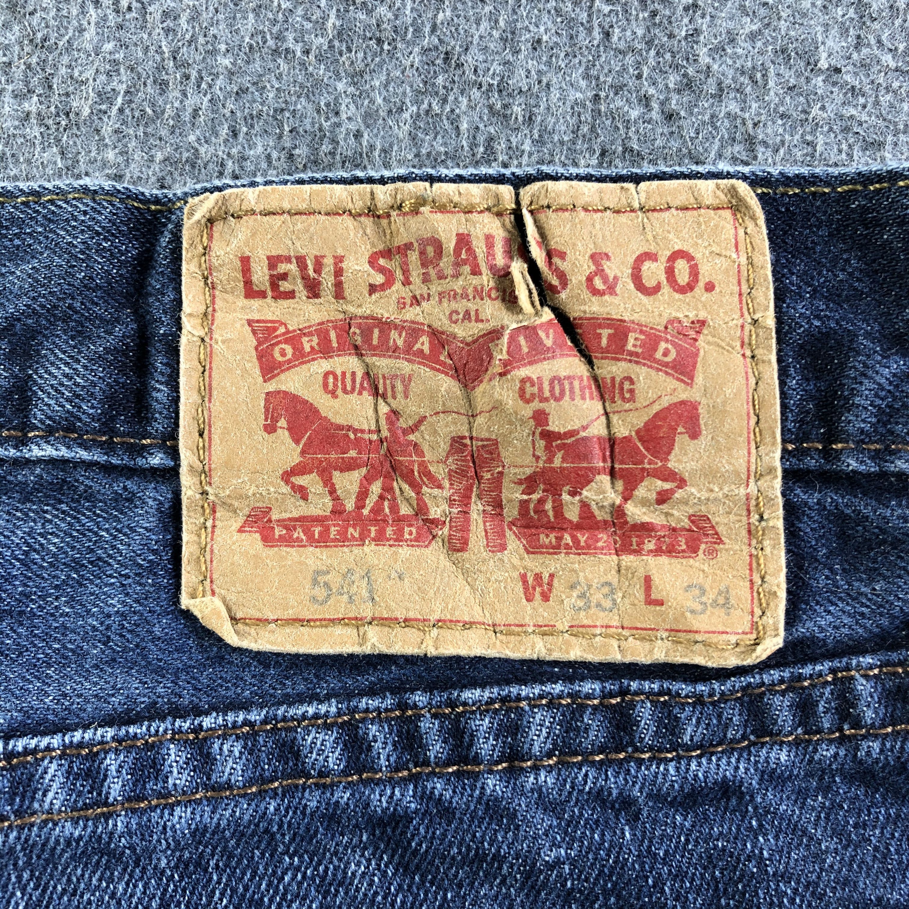 Levi's Vintage Blue Wash Levis 541 Jeans-J3524 Size US 35 - 5 Thumbnail