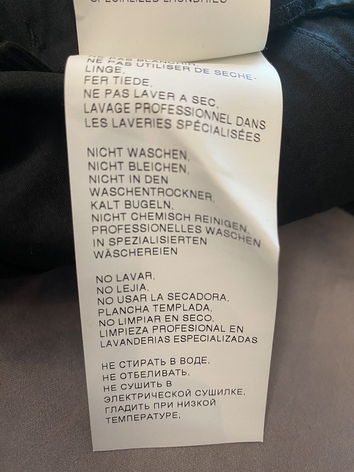 1017 ALYX 9SM TAILORING CARGO PANT BLACK Size US 34 / EU 50 - 13 Thumbnail