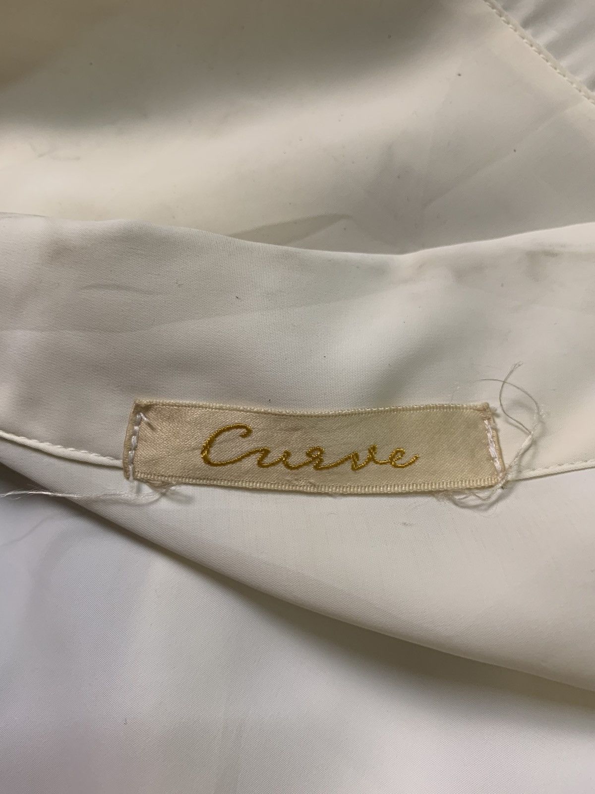Vintage Rate Design Vintage Curve Long-Sleeved Button-Down Blouse Size L / US 10 / IT 46 - 4 Thumbnail