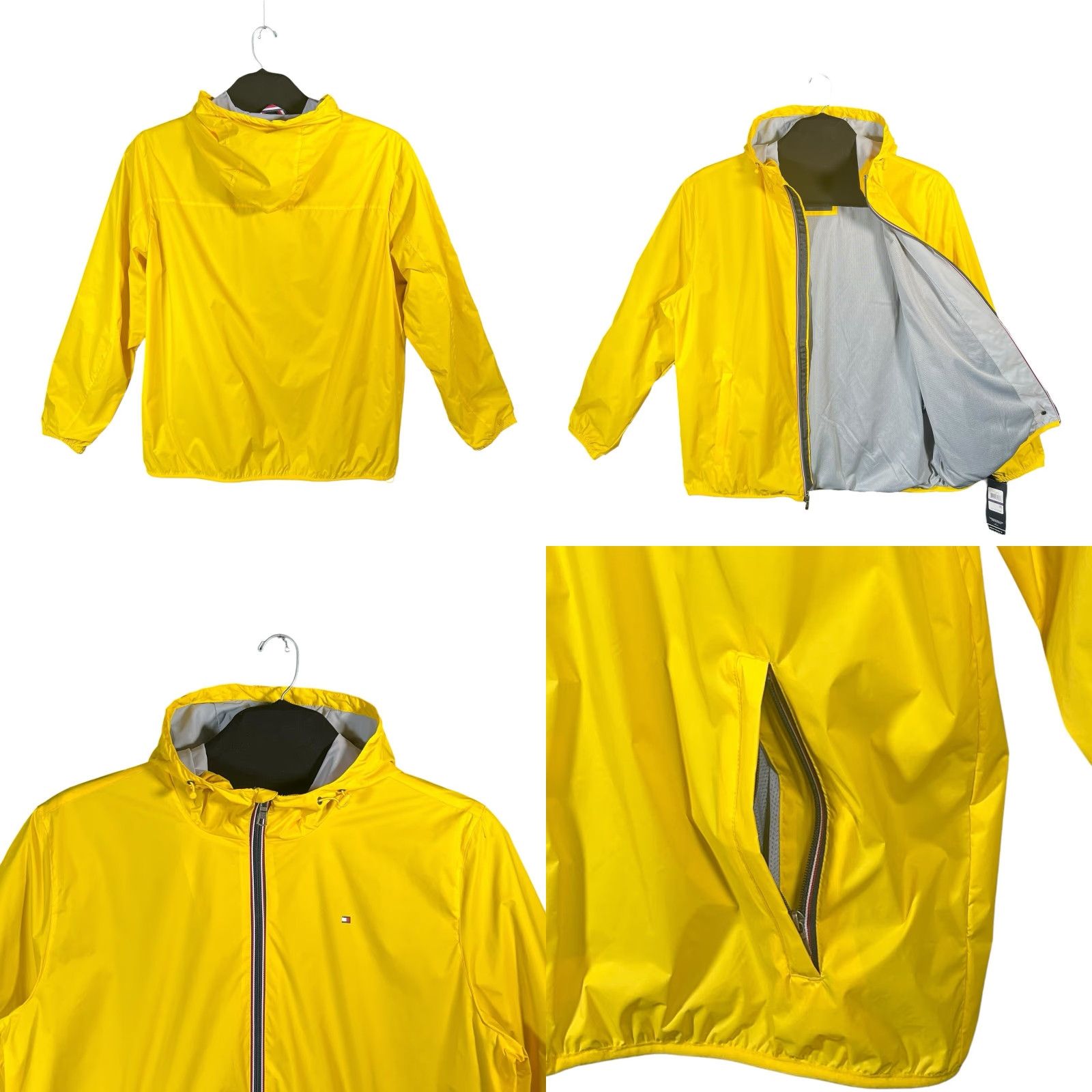 Tommy Hilfiger Tommy Hilfiger Men's Rain Jacket XXL Yellow Water-Wind Resistant Breathable Jacket Size US XXL / EU 58 / 5 - 9 Thumbnail