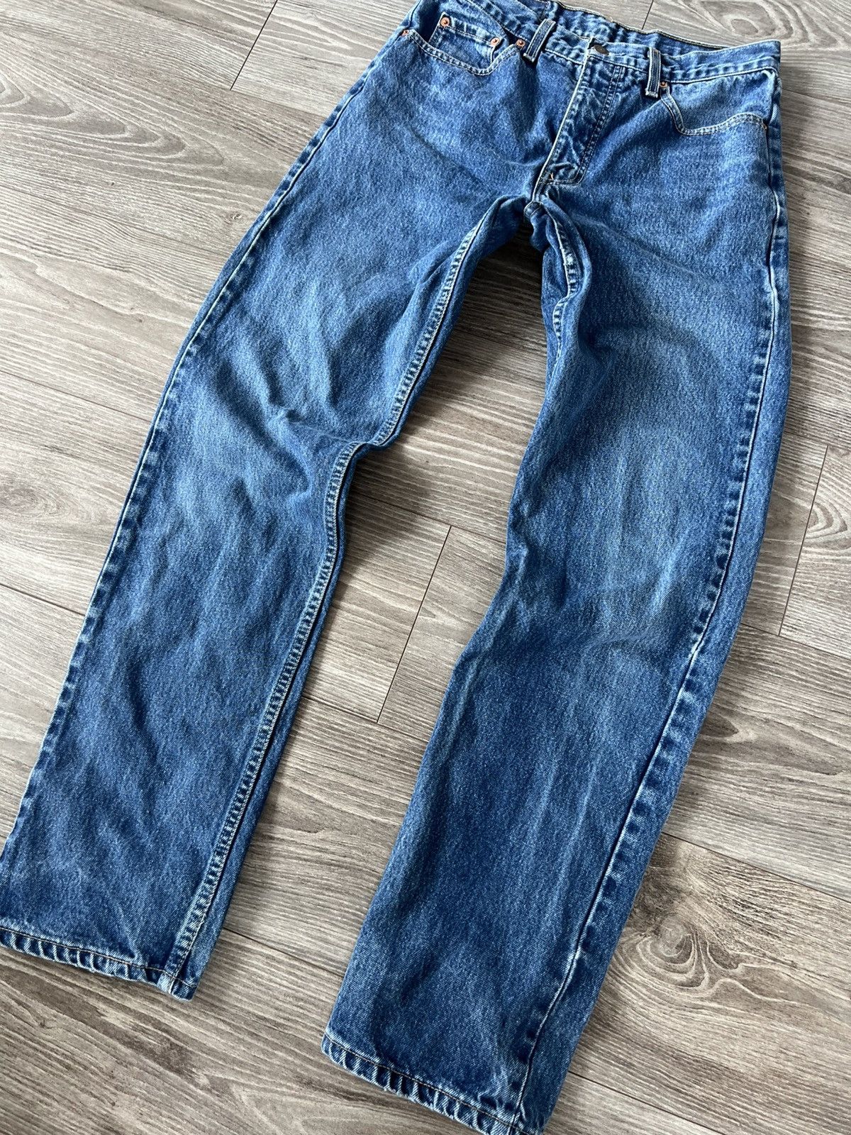 Levi's Vintage Levis Orange Tab Made in USA 90s Blue Denim Jeans Size US 32 / EU 48 - 23 Thumbnail