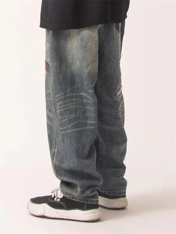 Designer × Japanese Brand Streetwear Designer Hip Hop Loose Casual Pants Size US 33 - 1 Thumbnail