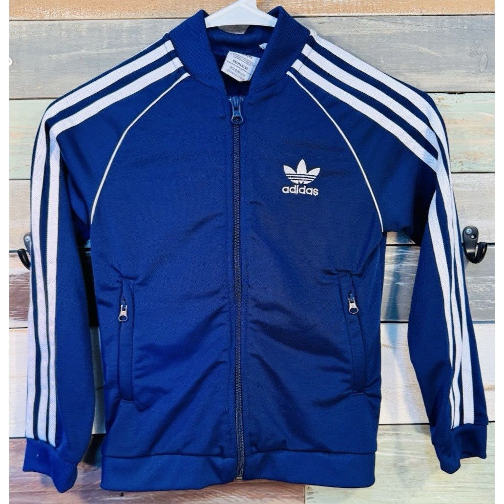 Adidas Adidas Boys BLUE PRIMEBLUE Zip Up Hoodie Athletic Jacket YXS Size US XS / EU 42 / 0 - 1 Thumbnail