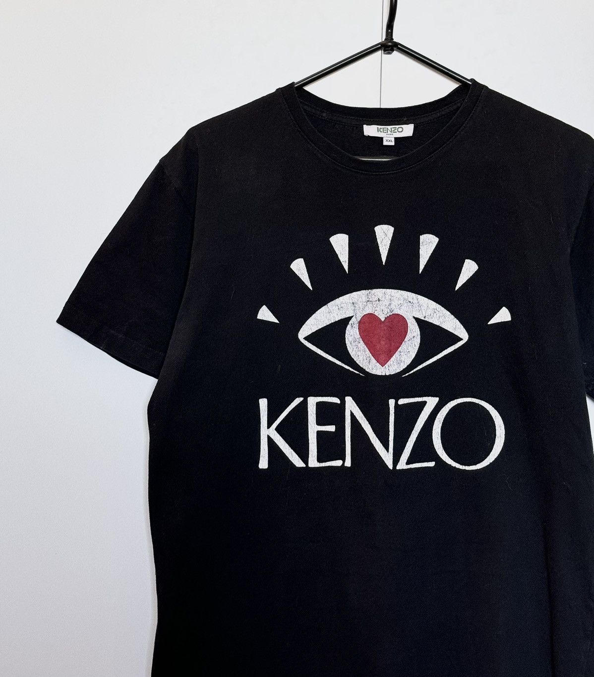 Kenzo × Vintage 🇫🇷Vintage Kenzo Paris Eye Logo Tee Size US XXL / EU 58 / 5 - 2 Thumbnail
