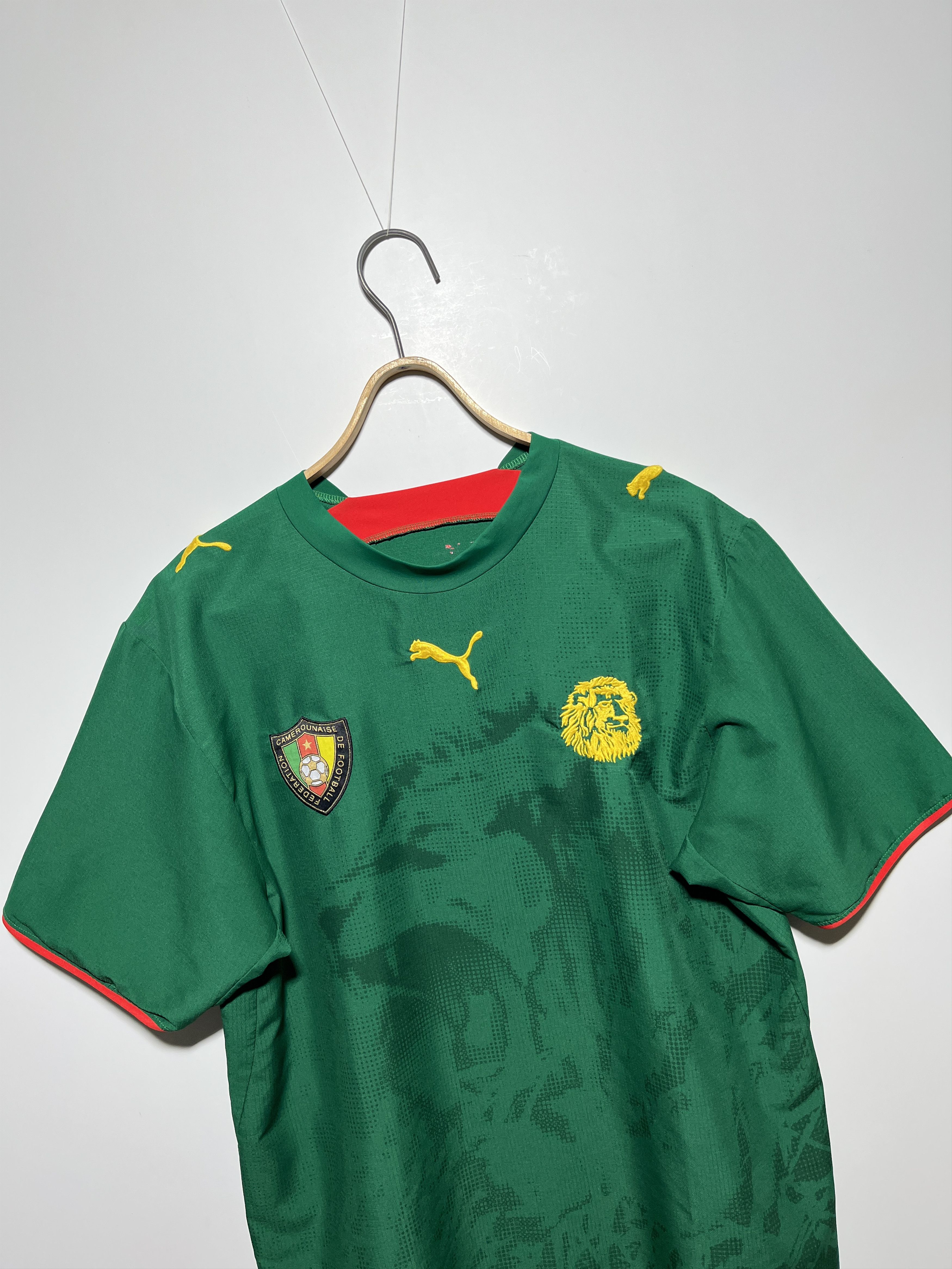 Puma Puma Cameroon National Team 2005-2006 Home Football Jersey Size US L / EU 52-54 / 3 - 3 Thumbnail