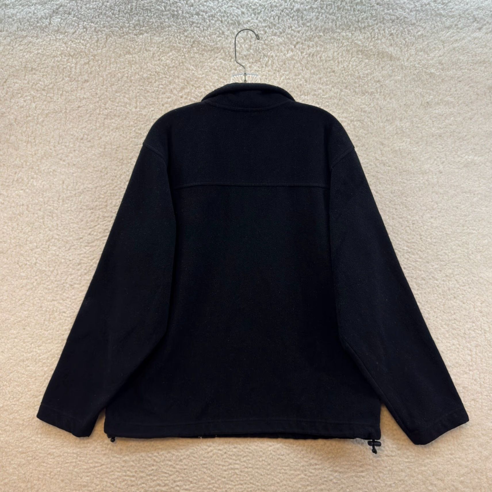 Old Navy VINTAGE Old Navy Fleece Sweater Jacket Mens XL Black Pullover 1/4 Zip L/XL Size US XL / EU 56 / 4 - 2 Thumbnail