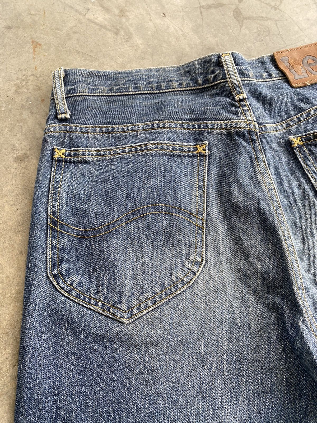 Lee Flare Jeans Japanese Lee Rider Distressed Blue 231 Size US 32 / EU 48 - 15 Thumbnail