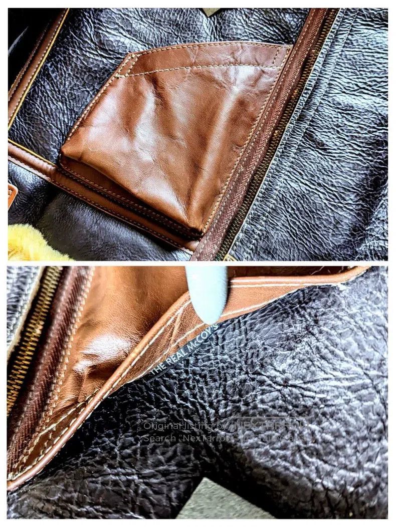 The Real McCoy's The Real McCoys Leather one-piece flight jacket Size US S / EU 44-46 / 1 - 4 Thumbnail