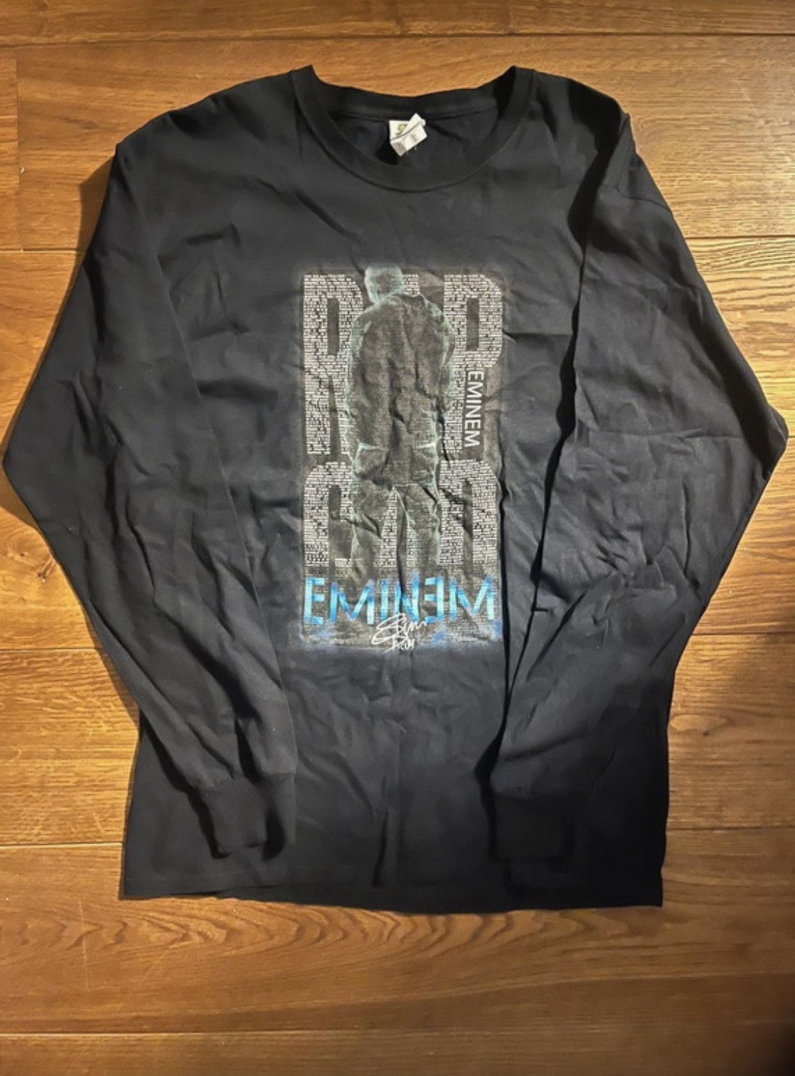 Fruit Of The Loom Eminem Rap God Lyrics Graphic Tee Large Size US L / EU 52-54 / 3 - 1 Thumbnail