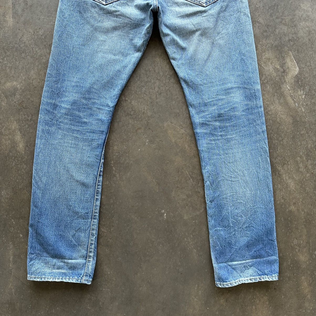 Japanese Brand × Jean × Vintage Vintage Japanese Distressed Redline Faded Denim Jean Pant Size US 33 - 12 Thumbnail