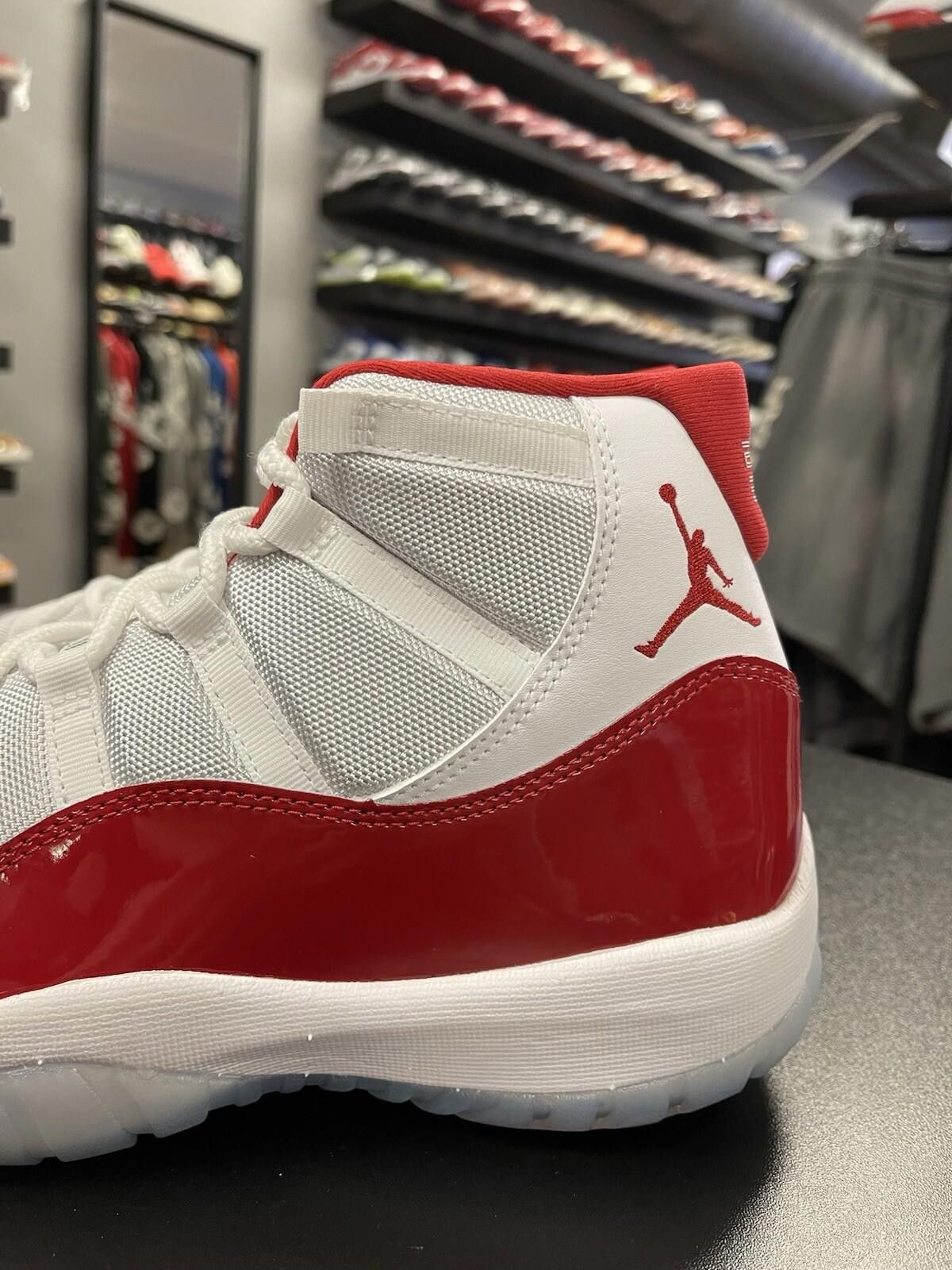 Jordan Brand Size 12 - Air Jordan 11 Cherry Retro Varsity Red White Size US 12 / EU 45 - 4 Thumbnail