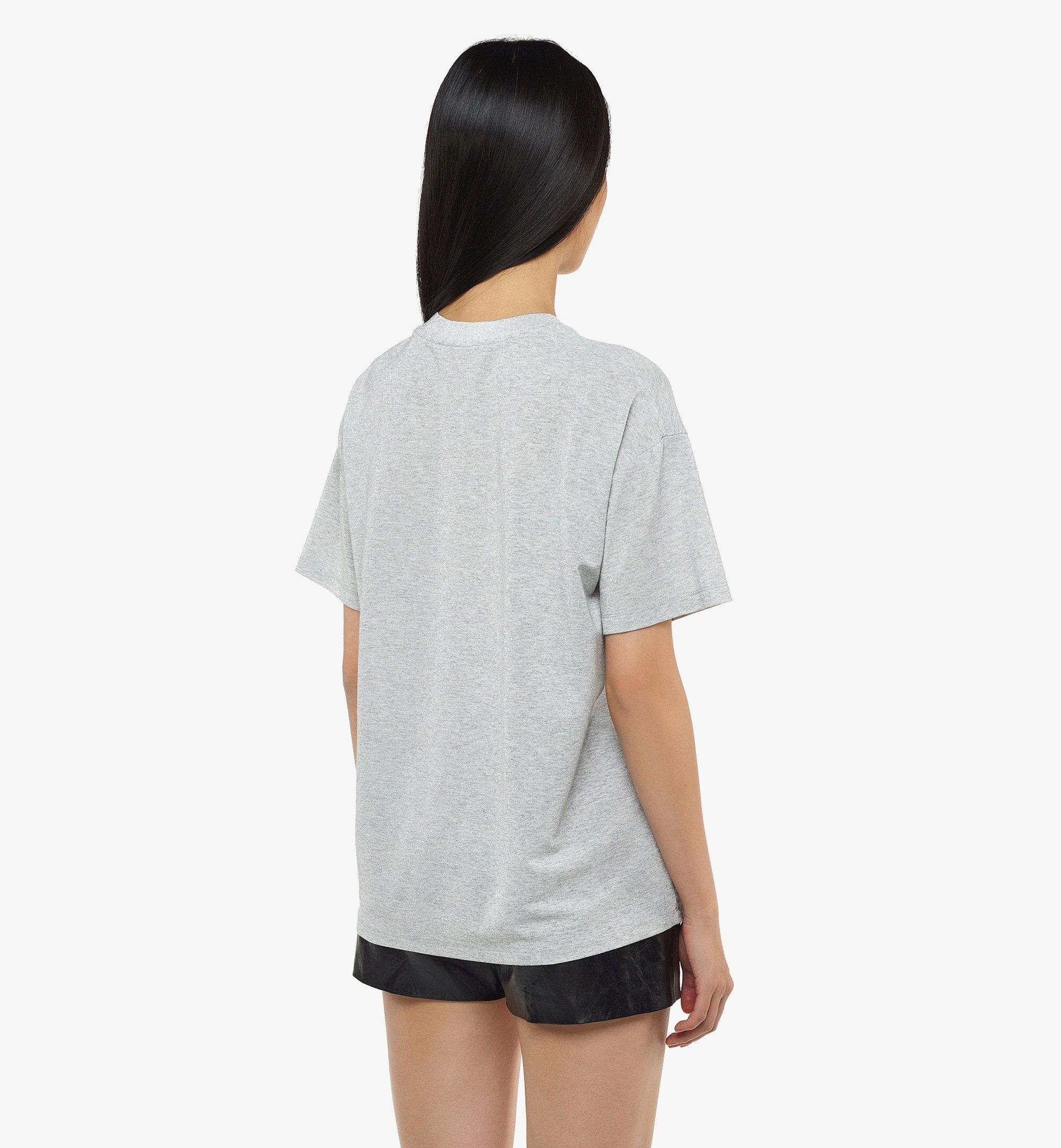 MCM o1mt1gz0625 Meta Cyberpunk Logo T-Shirt in Grey Size S / US 4 / IT 40 - 5 Thumbnail