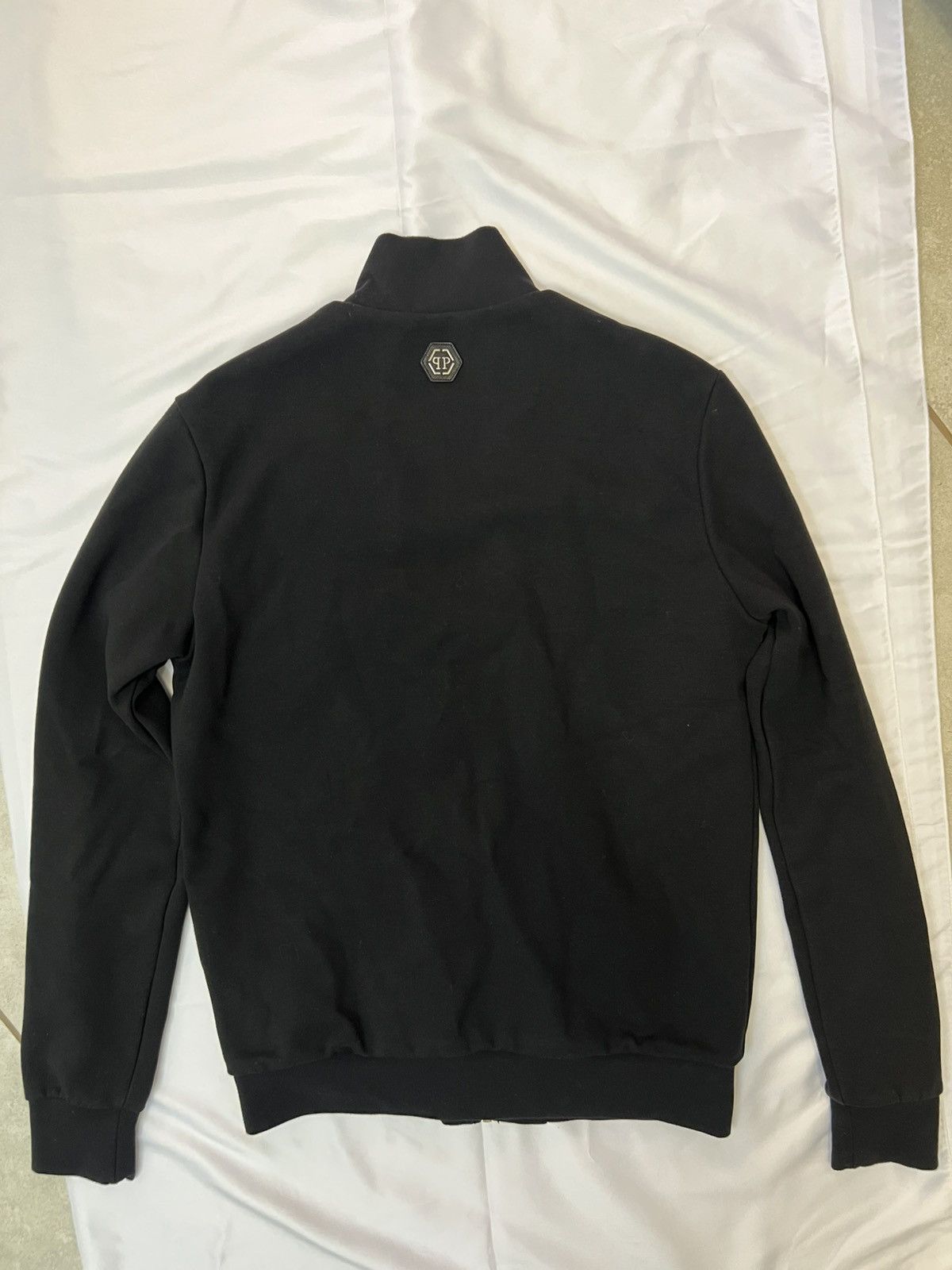 Philipp Plein Philip Plein Logo Zip Up Cardigan Sweatshirt Size US L / EU 52-54 / 3 - 6 Thumbnail