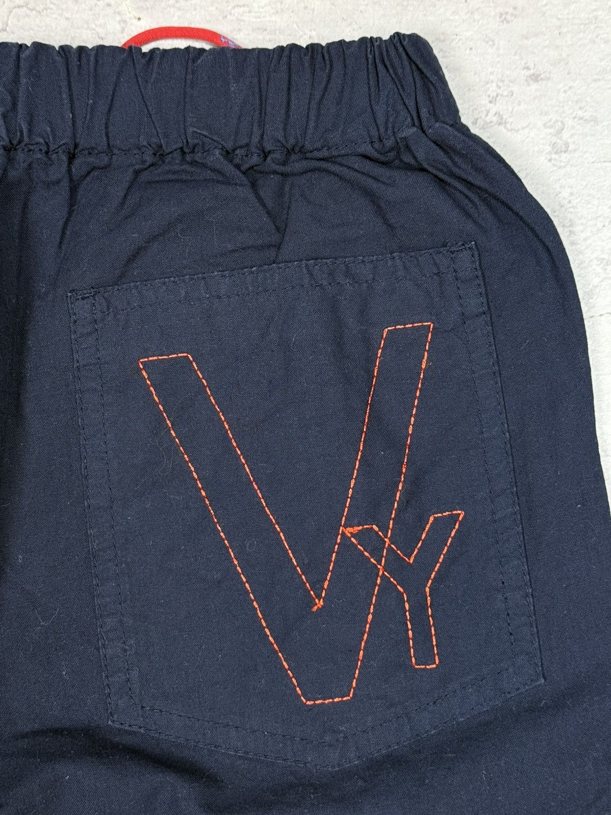 Versace Jeans Couture Woman’s Versace Young Big Logo Navy Pants Size 27" / US 4 / IT 40 - 3 Thumbnail