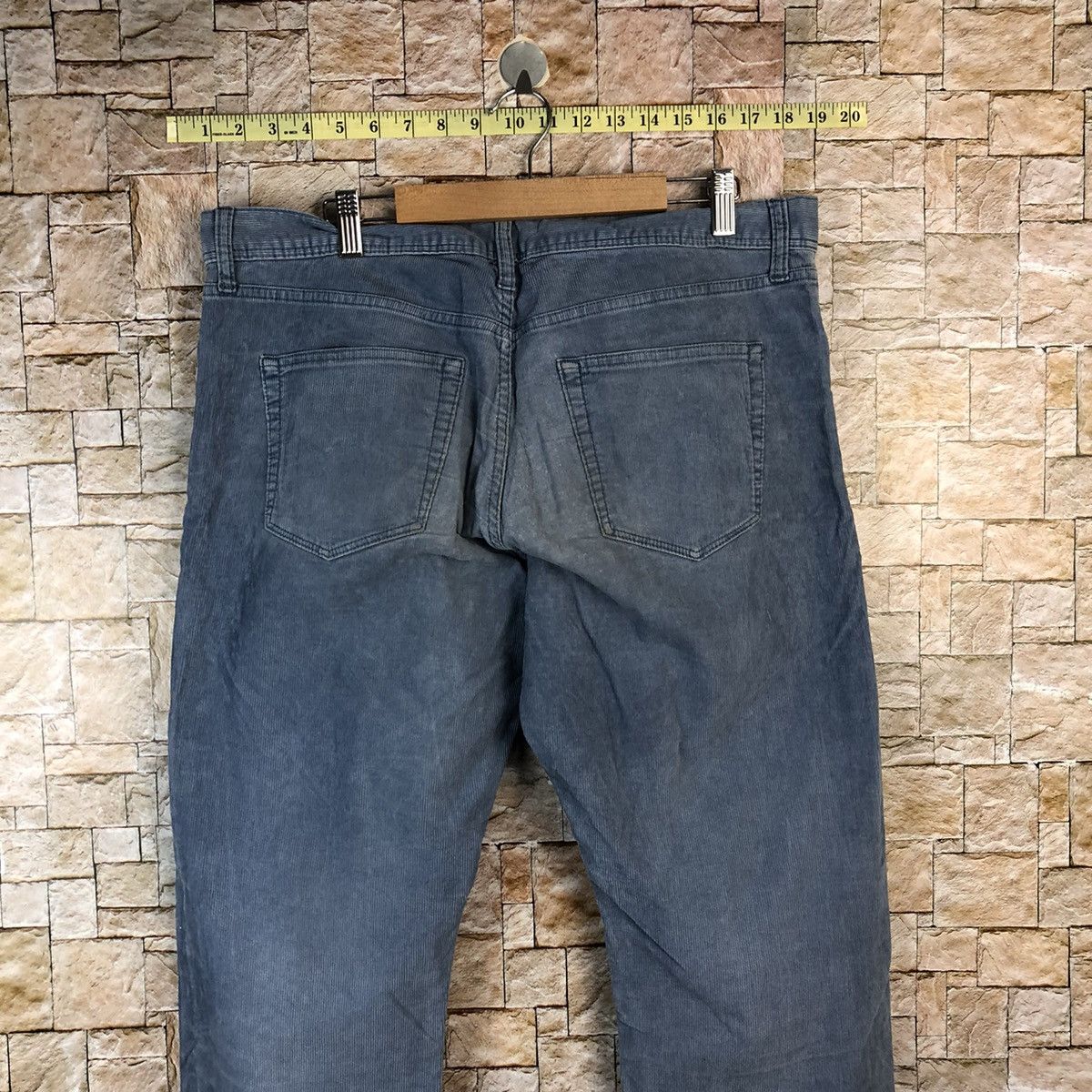 Uniqlo Uniqlo japan vintage Blue Conduroy Pants #A1130 Size US 35 - 14 Thumbnail