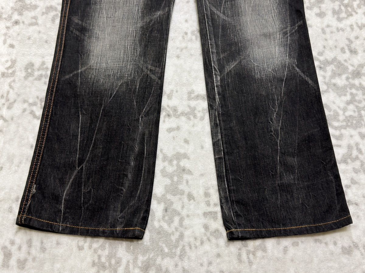 Edwin Vintage Edwin 503 Blue Trip Mud Wash Straight Y2K Denim Size US 31 - 7 Thumbnail