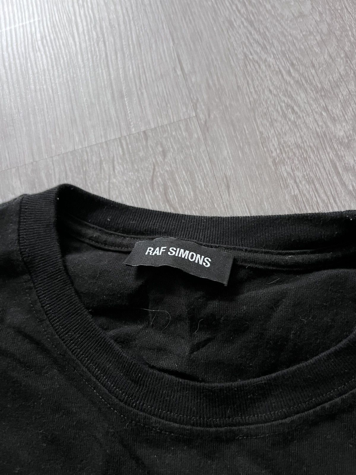 Raf Simons Raf Simons black Bald Head Fit Tee oversize SS19 Size US S / EU 44-46 / 1 - 5 Thumbnail