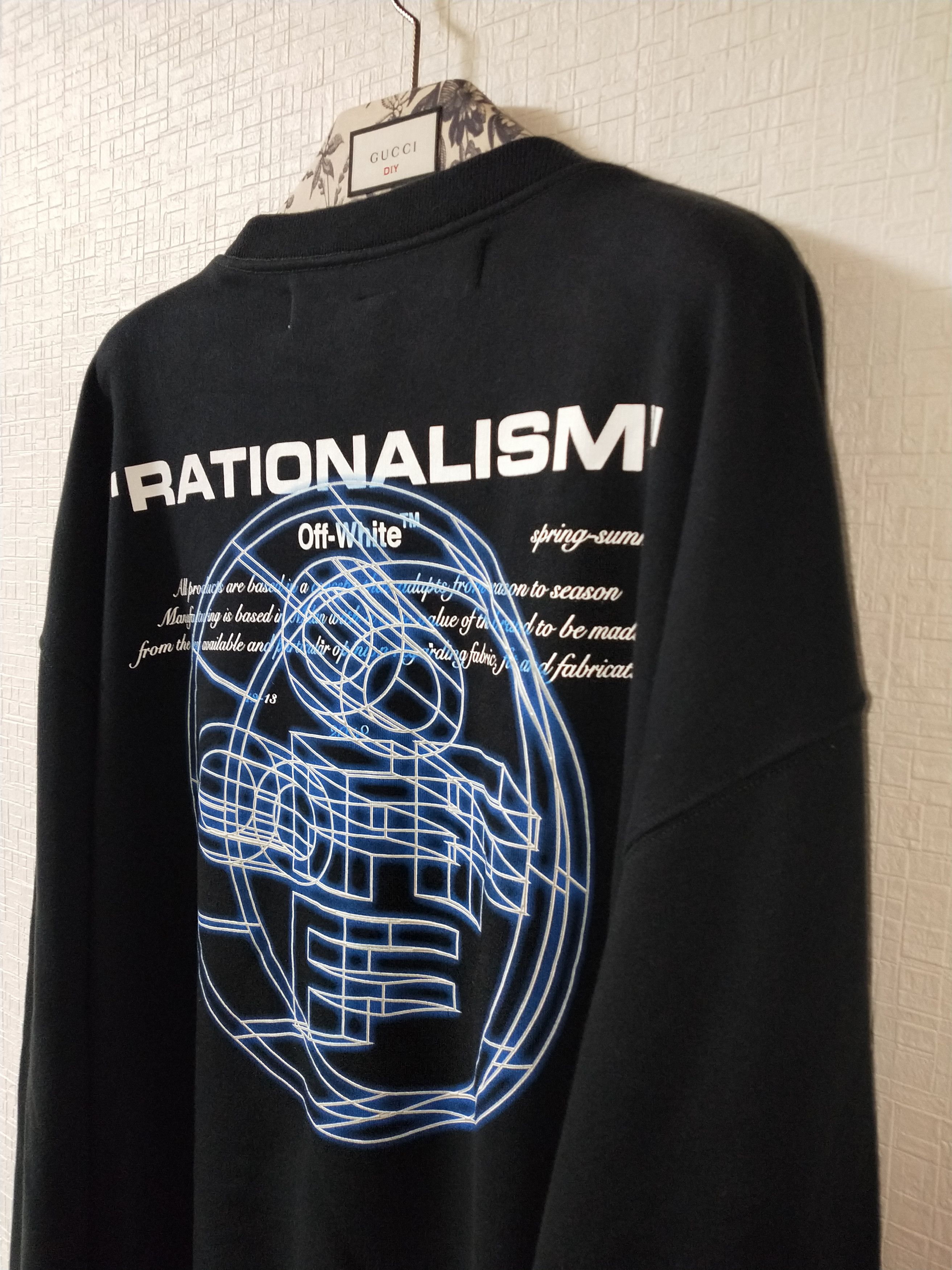 Off-White 'Rationalism' Logo Sweatshirt Size US S / EU 44-46 / 1 - 3 Thumbnail