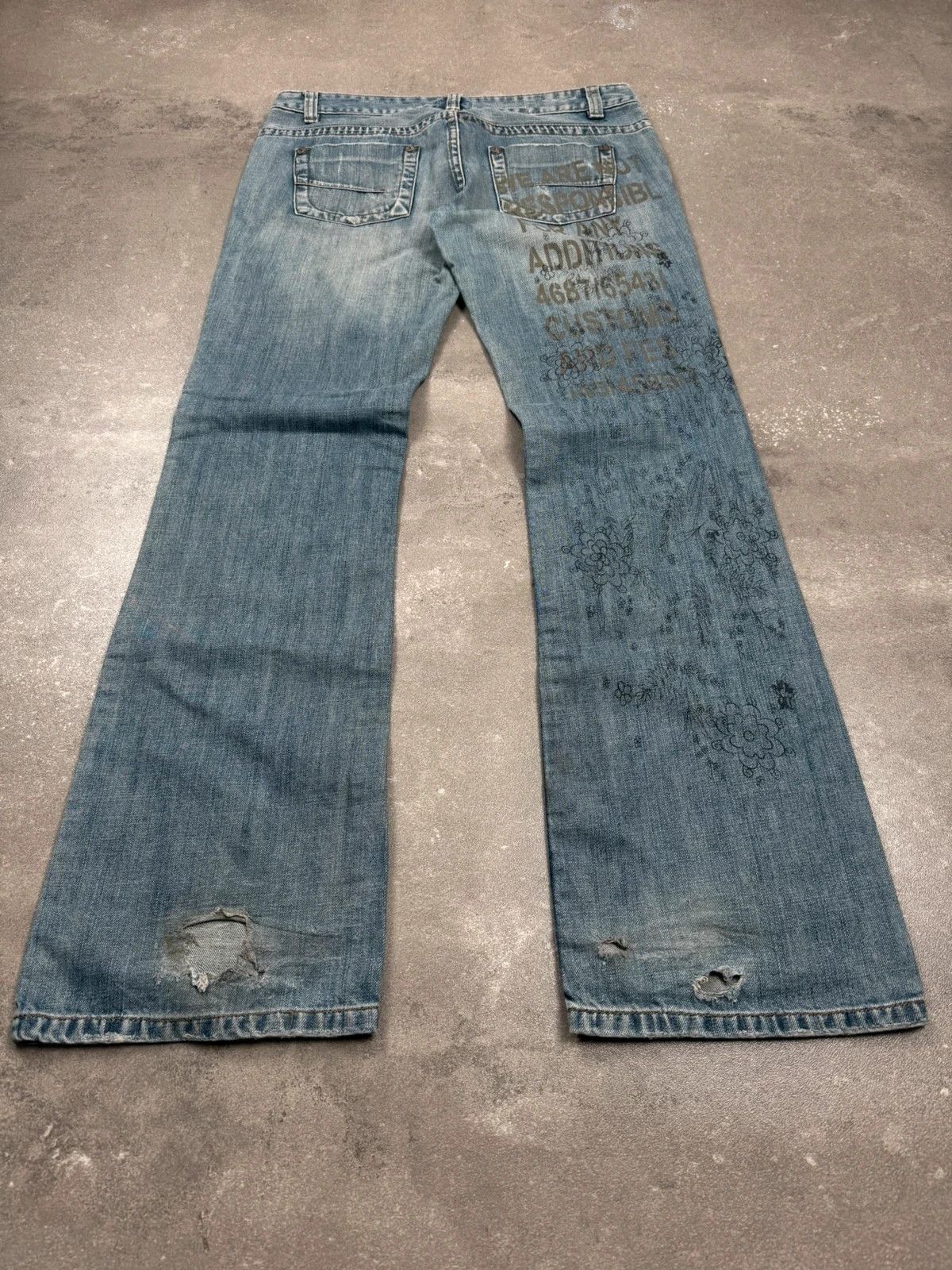 Dsquared2 Dsquared jean archive bootcut distressed punk 2000s Size US 34 / EU 50 - 8 Thumbnail