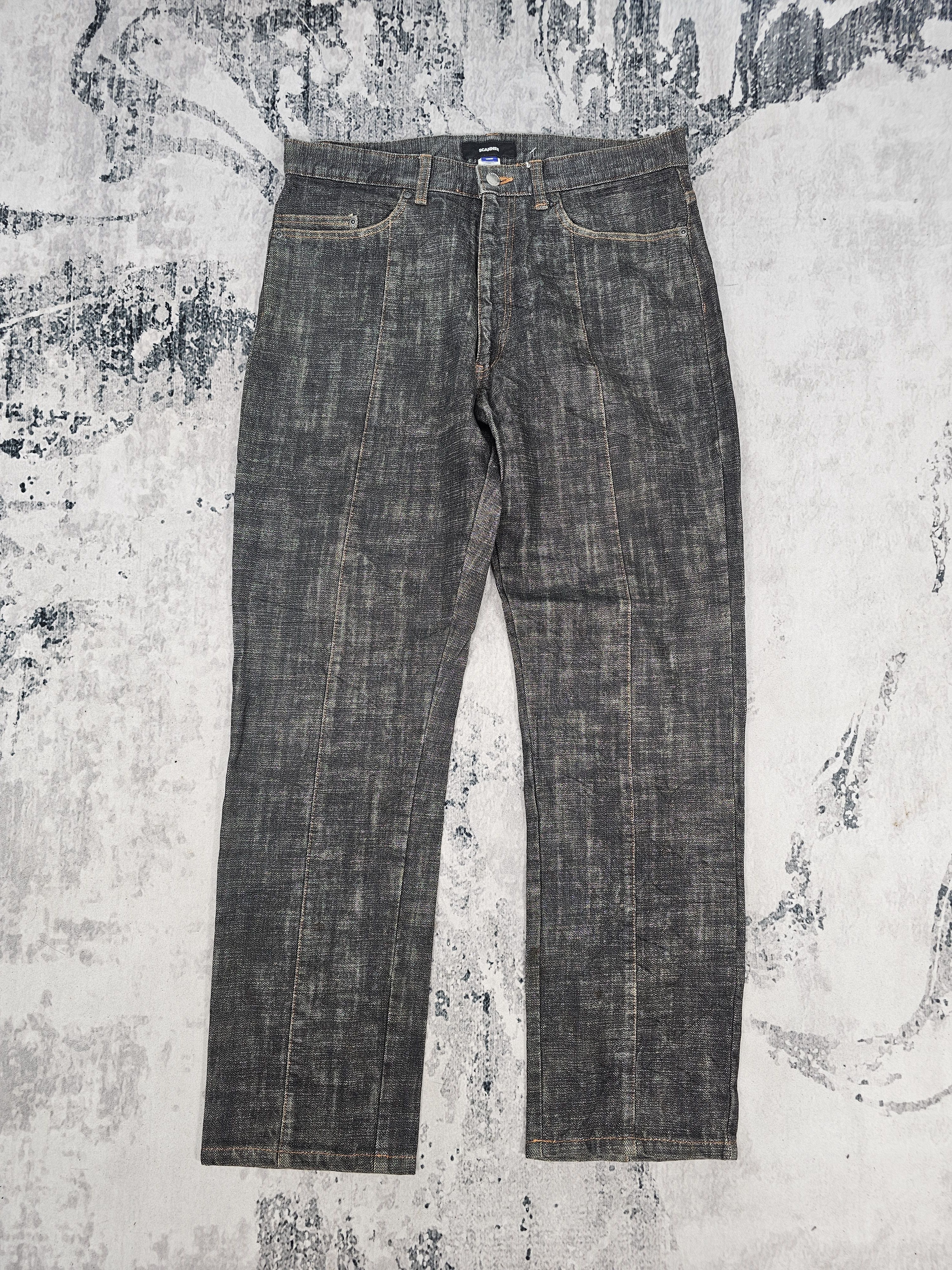 Japanese Brand SCANNER Multi Pockets Carpenter Workwear Jeans JB0277 Size US 35 - 1 Thumbnail