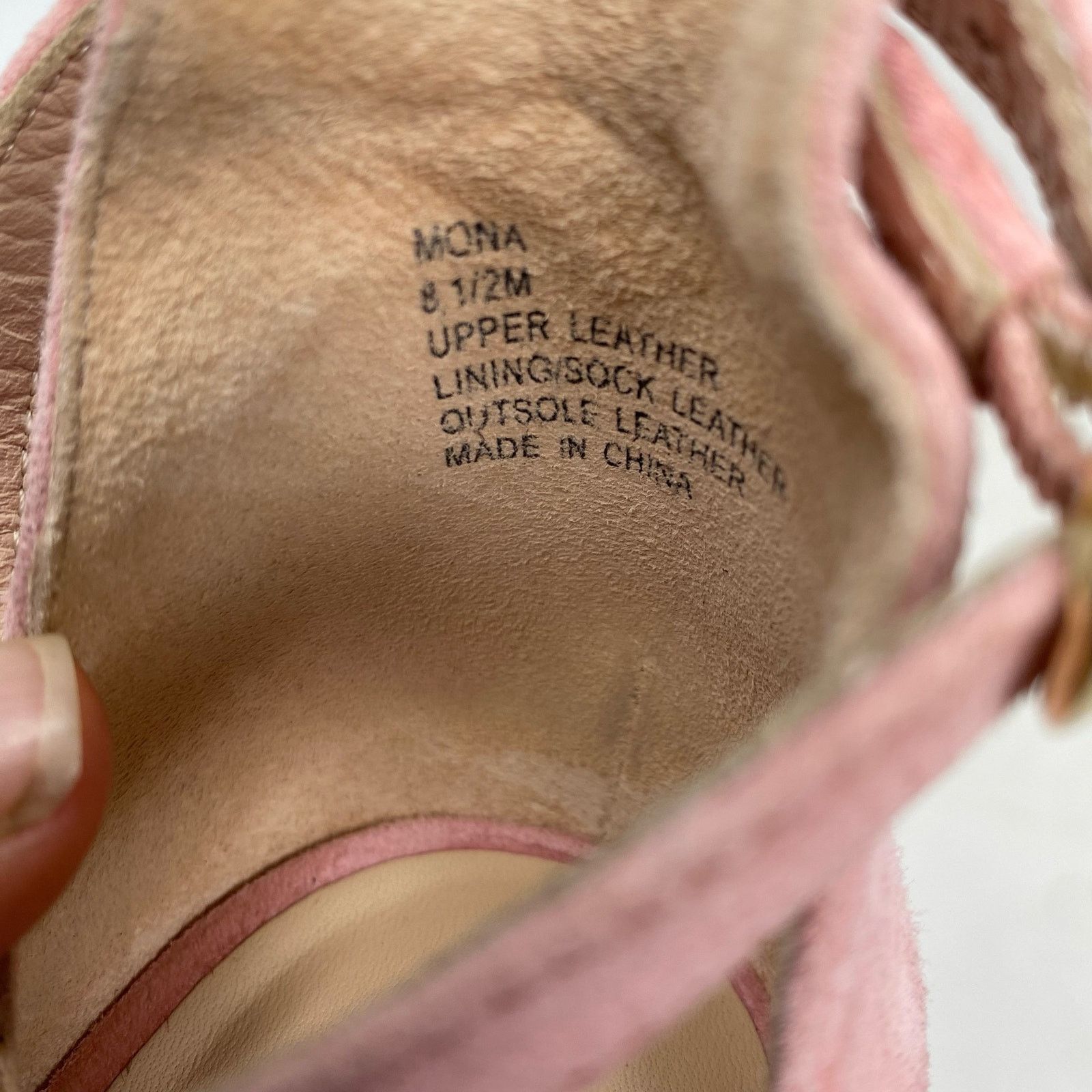 Kate Spade Kate Spade Mona Pink Sandal Suede Heels Pumps Size 8.5 Size US 8.5 / IT 38.5 - 8 Thumbnail