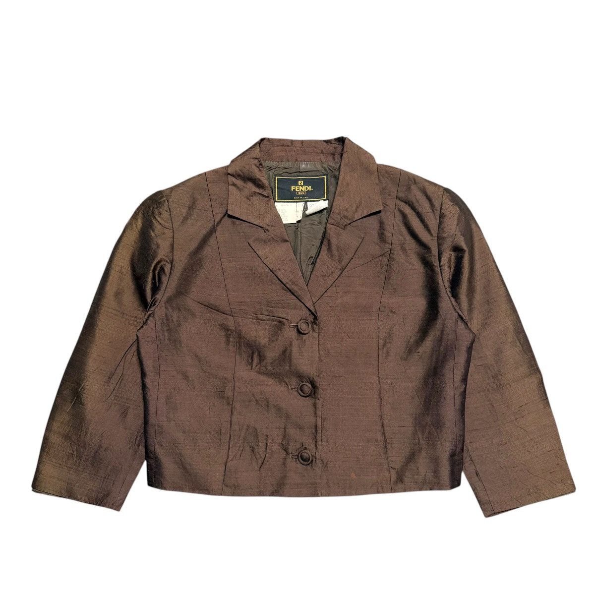 Fendi Vintage Fendi Crop Jacket Size S / US 4 / IT 40 - 1 Thumbnail