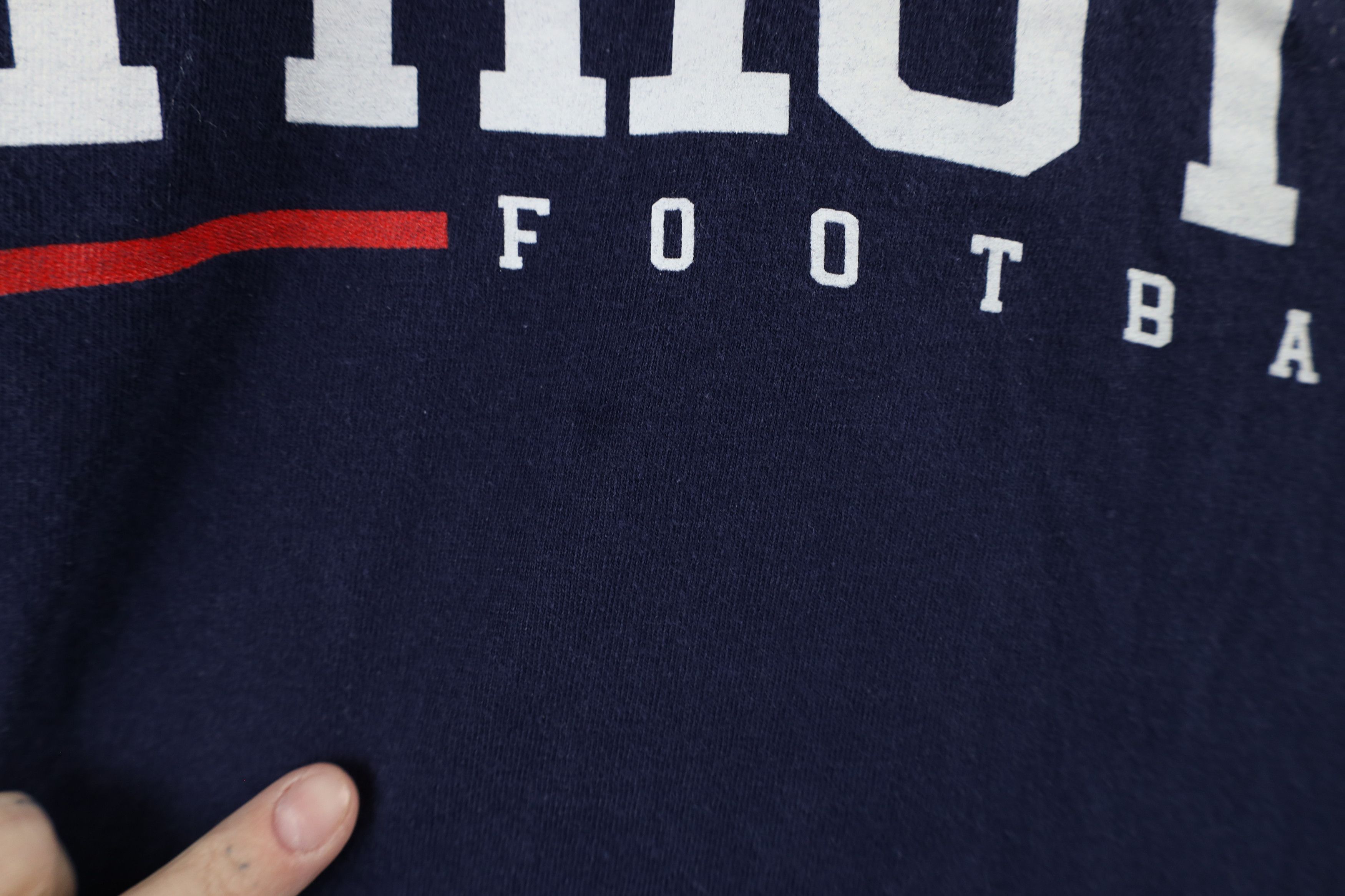 Reebok × Vintage Vintage Reebok England Patriots Football Long Sleeve T-Shirt Size US XXL / EU 58 / 5 - 6 Thumbnail