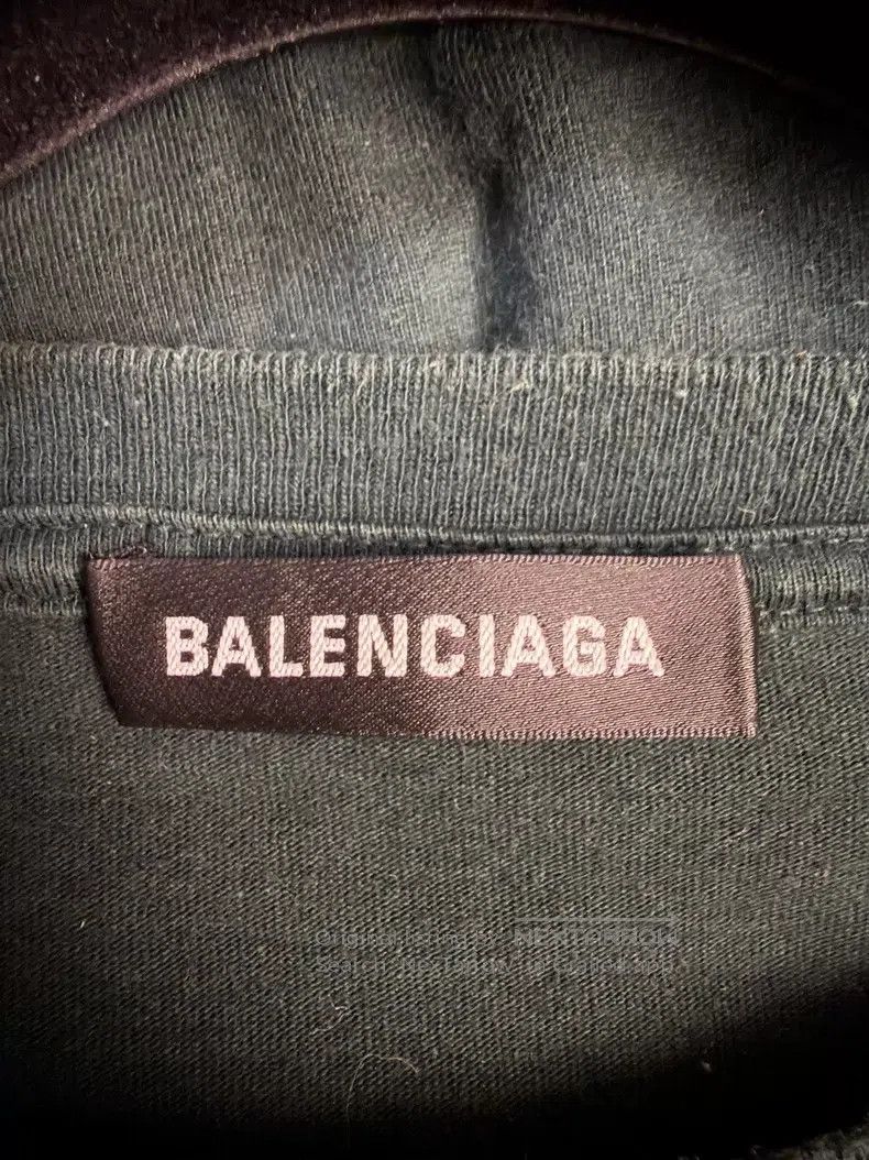 Balenciaga Balenciaga Letter Printed Crew Neck Casual Short Sleeve T- Size US S / EU 44-46 / 1 - 3 Thumbnail