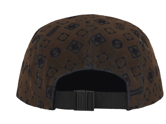 Supreme Supreme Flocked Denim Camp Cap Brown Size ONE SIZE - 3 Thumbnail