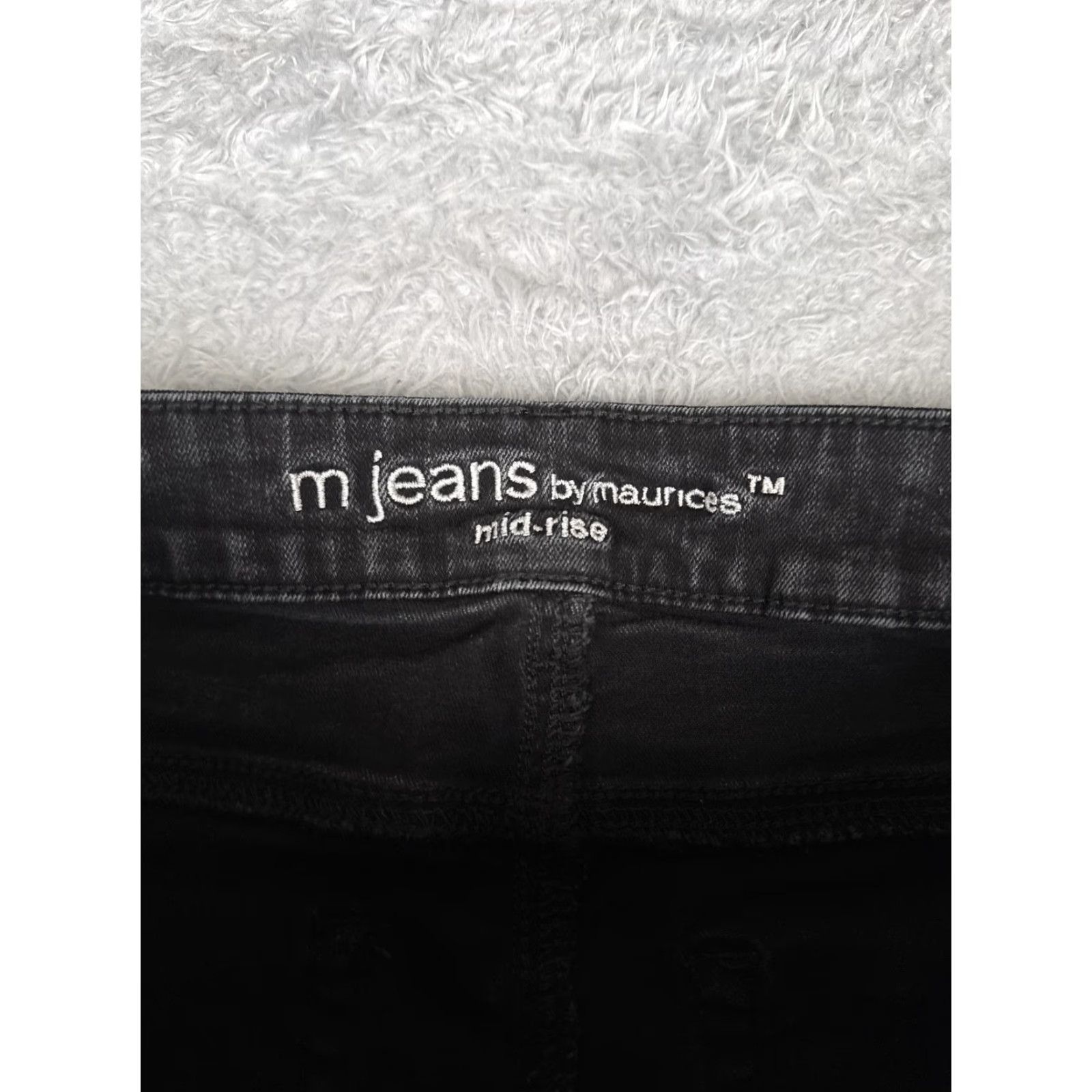 Vintage Maurices M Jeans Bootcut Jeans Womens 4 Regular Gray Charcoal Wash 26x31 Stretch Denim Size 27" / US 4 / IT 40 - 6 Thumbnail