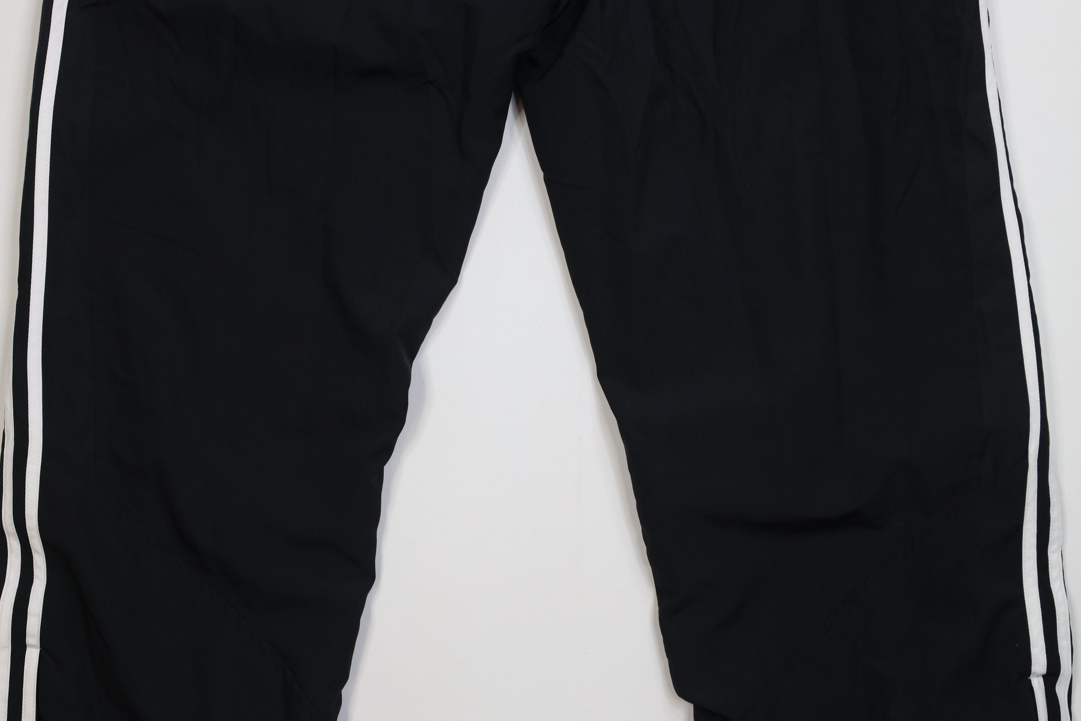 Adidas Vintage 90s Y2K Adidas Wide Leg Windbreaker Pants Black Size US 38 / EU 54 - 14 Thumbnail