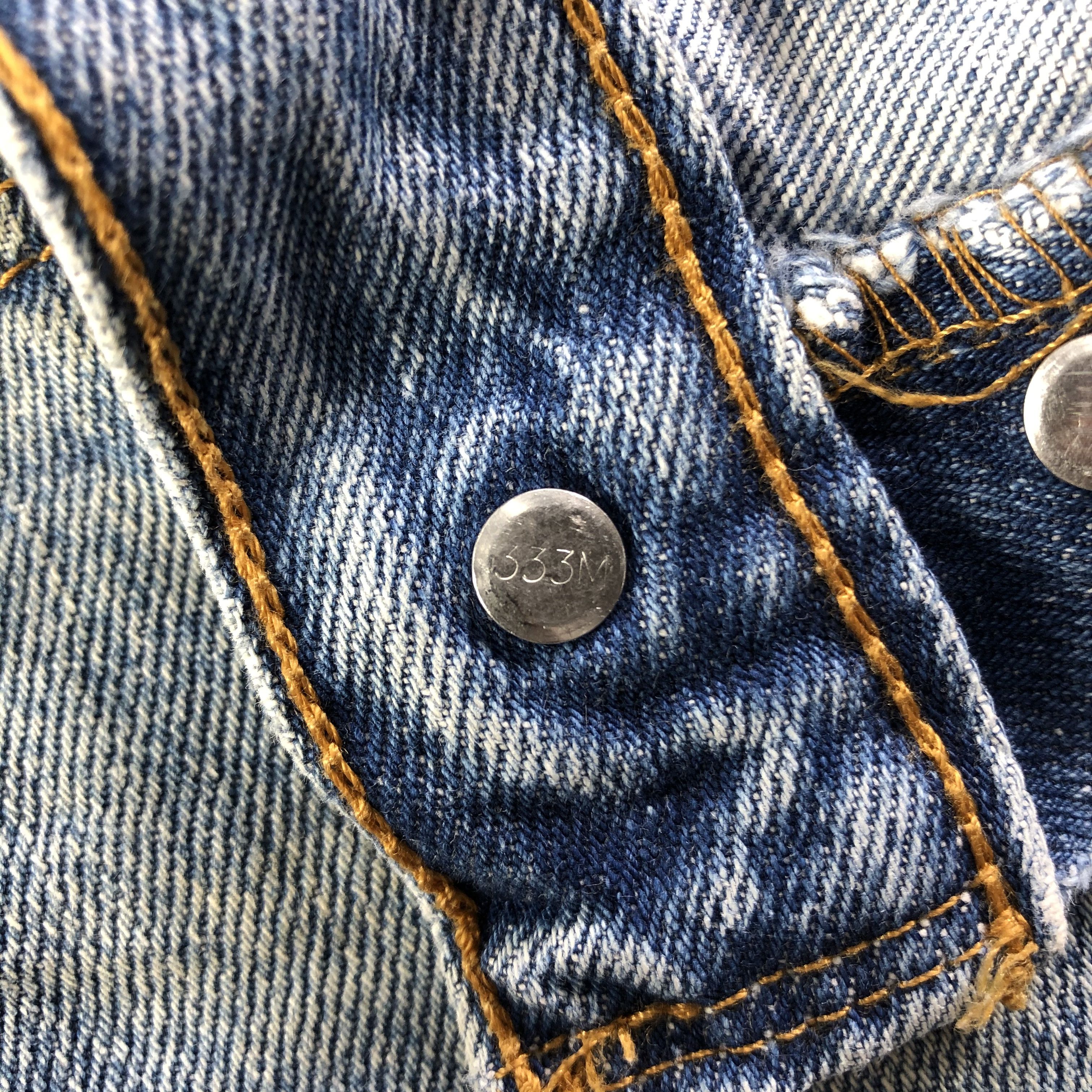 Levi's Vintage Blue Wash Levis 501 Jeans-J3608 Size US 33 - 10 Thumbnail