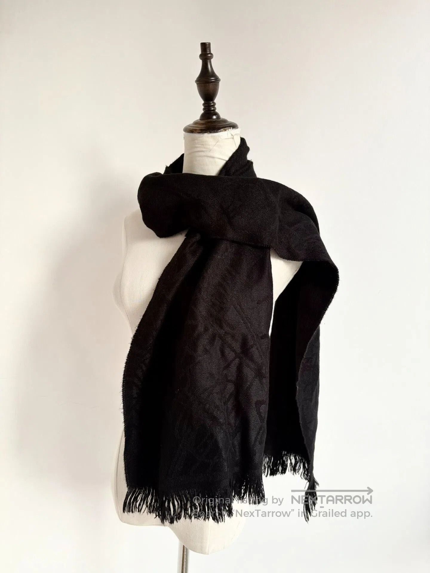Vivienne Westwood Vivienne Westwood Vintage Black Saturn Scarf. Size ONE SIZE - 1 Thumbnail