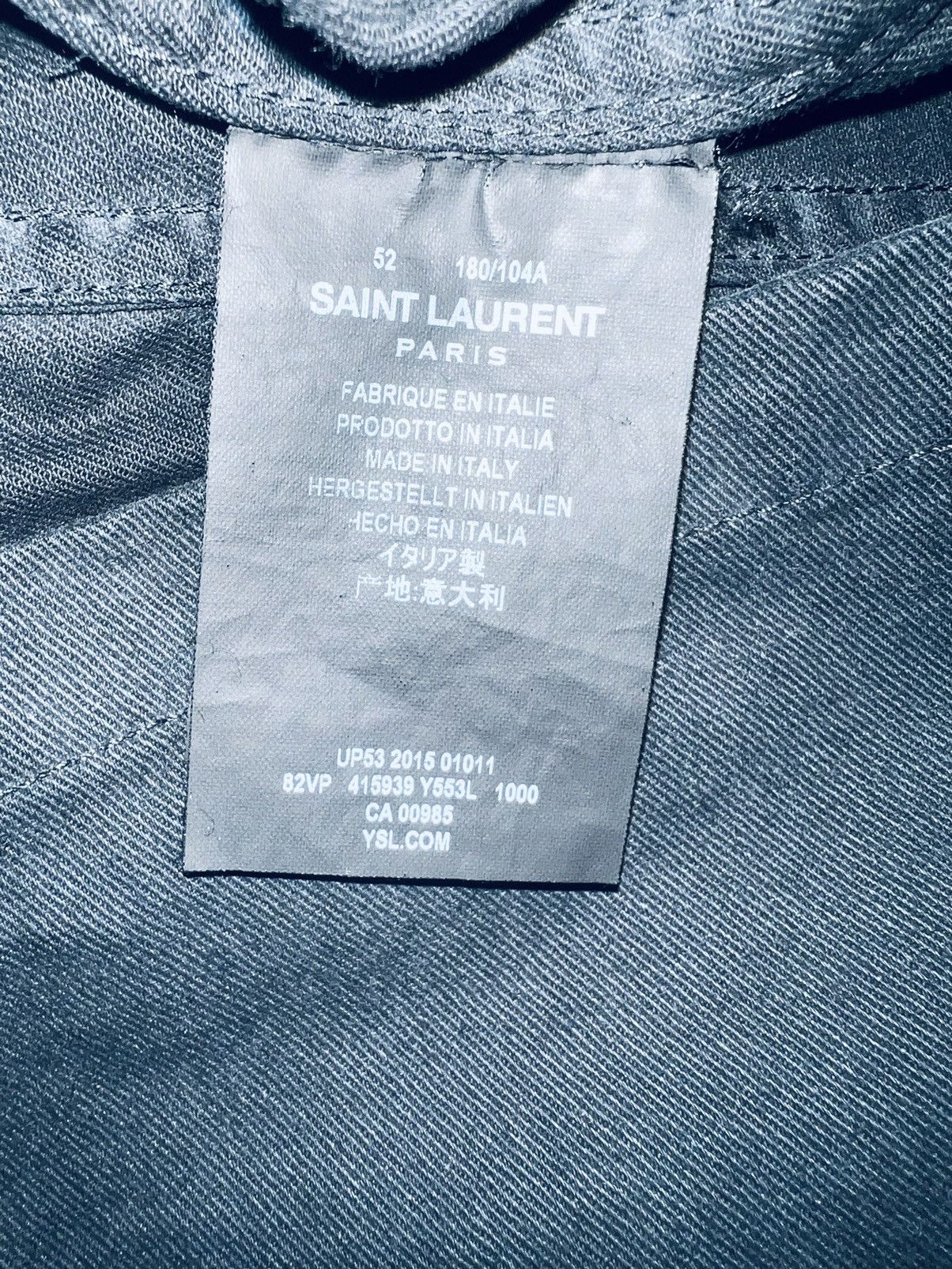 Saint Laurent Paris Saint Laurent Military Jacket Size US L / EU 52-54 / 3 - 4 Thumbnail