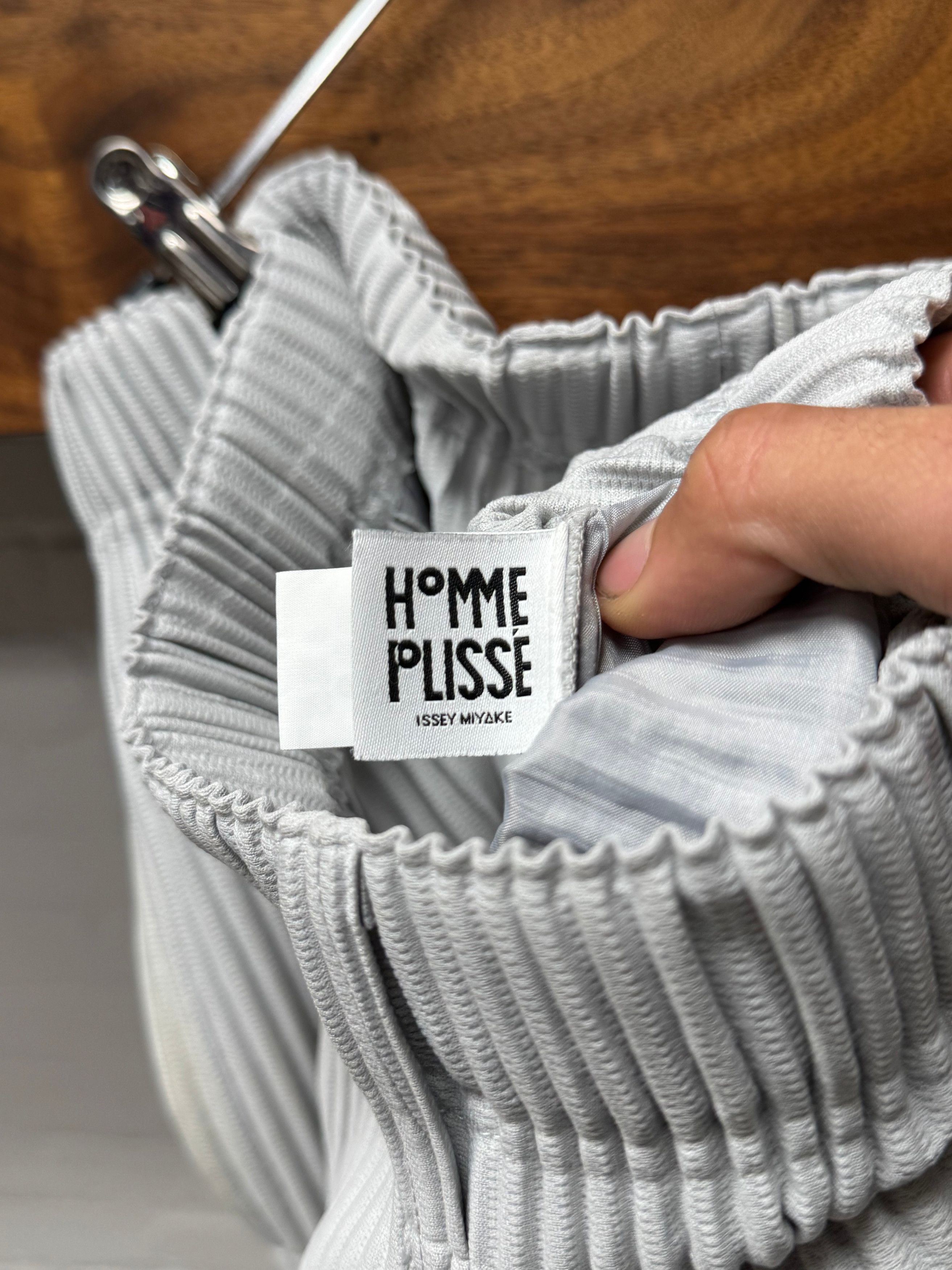 Issey Miyake Issey Miyake ‘Homme Plisse’ Grey Wide Leg Pants Size US 32 / EU 48 - 4 Thumbnail