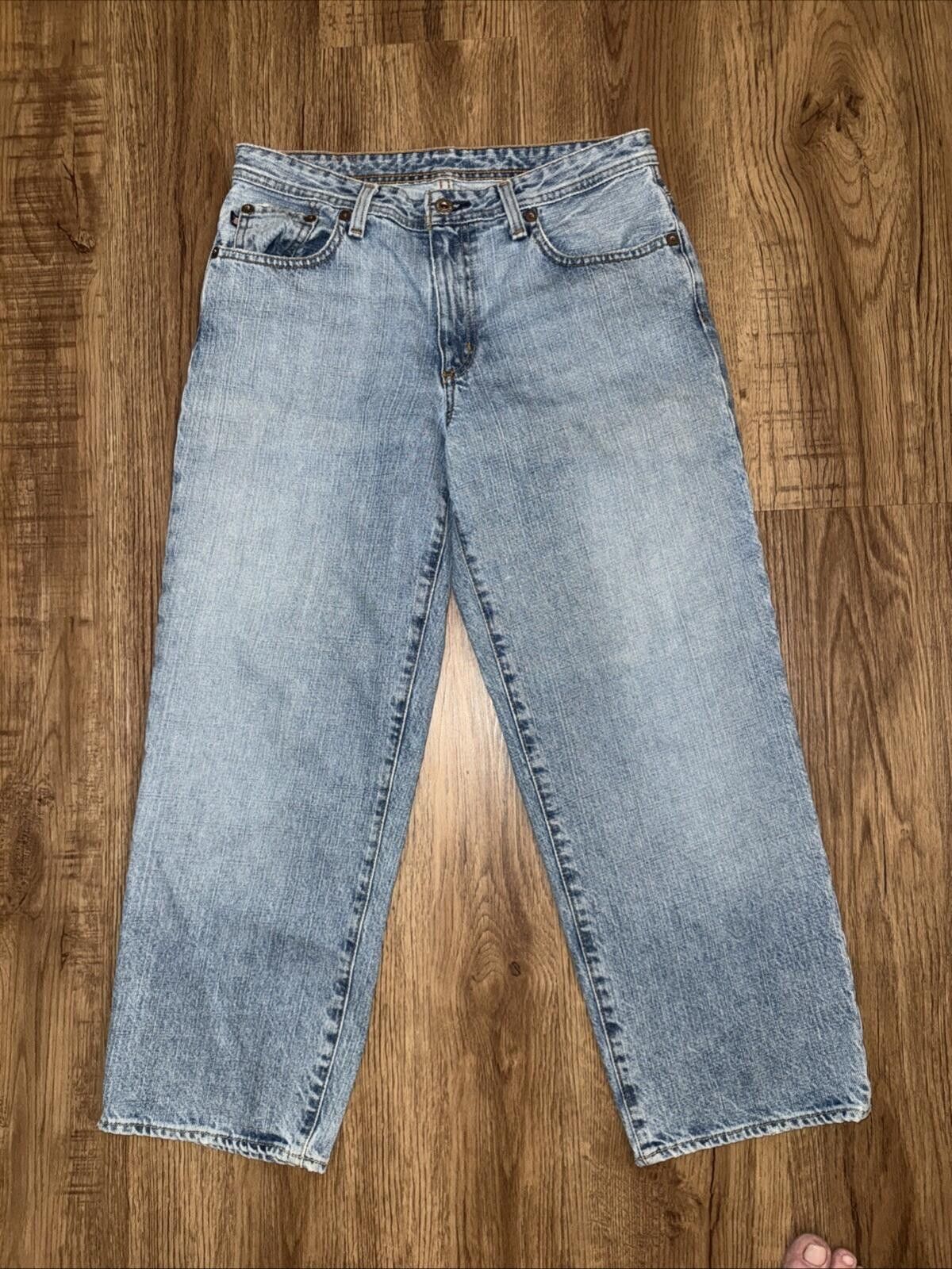 Polo Ralph Lauren Vtg 90's Y2K Polo Jeans RL Ralph Lauren Crop Saturday Jean Size 28" / US 6 / IT 42 - 1 Thumbnail