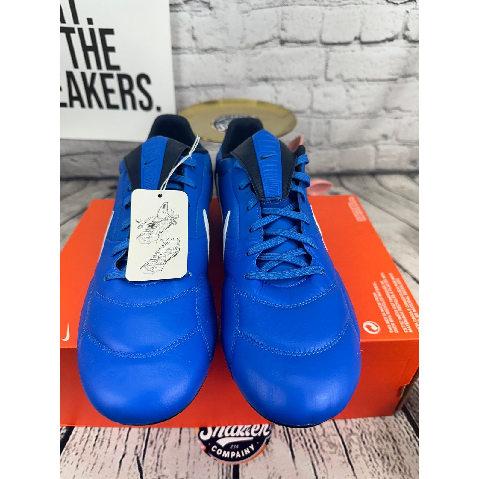 Nike Nike Premier 3 Firm Ground Soccer Cleats Womens 6 Blue Shoes Size US 6 / IT 36 - 2 Thumbnail