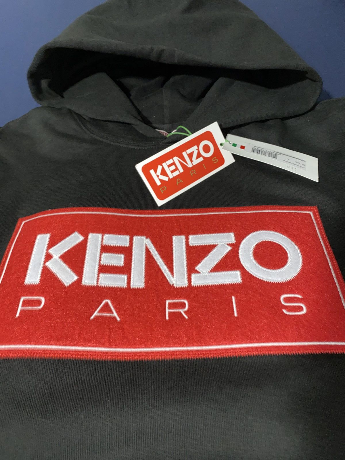Kenzo Kenzo Logo-print Detail Hoodie Size US L / EU 52-54 / 3 - 3 Thumbnail