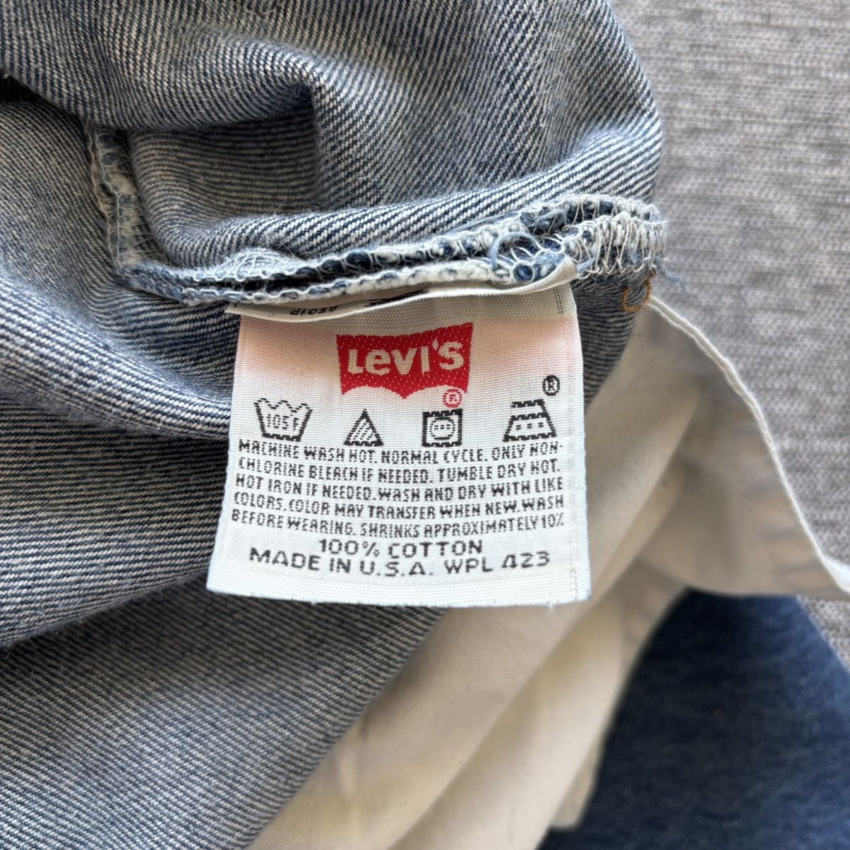 Levi's Vintage 501xx Denim Jeans Size 35 (Fits 32) Made in USA Size US 32 / EU 48 - 10 Thumbnail