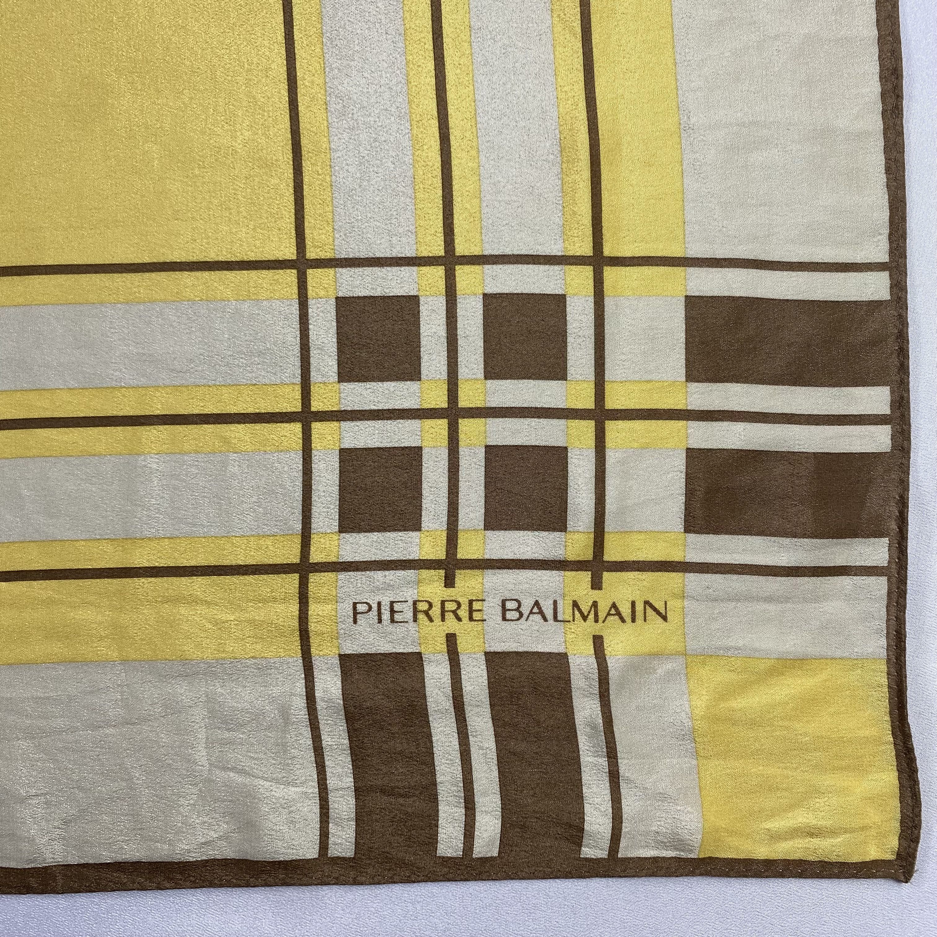 Pierre Balmain × Vintage Pierre Balmain Bandana/ Handkerchief / Neckerchief-P1735 Size ONE SIZE - 3 Thumbnail