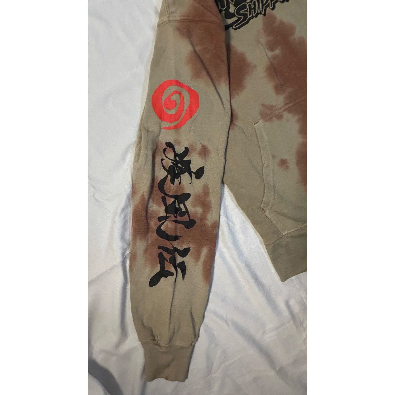 Other Vintage 2002 Naruto S Beige Tie Dye Double Sided Sweatshirt Size US S / EU 44-46 / 1 - 4 Thumbnail