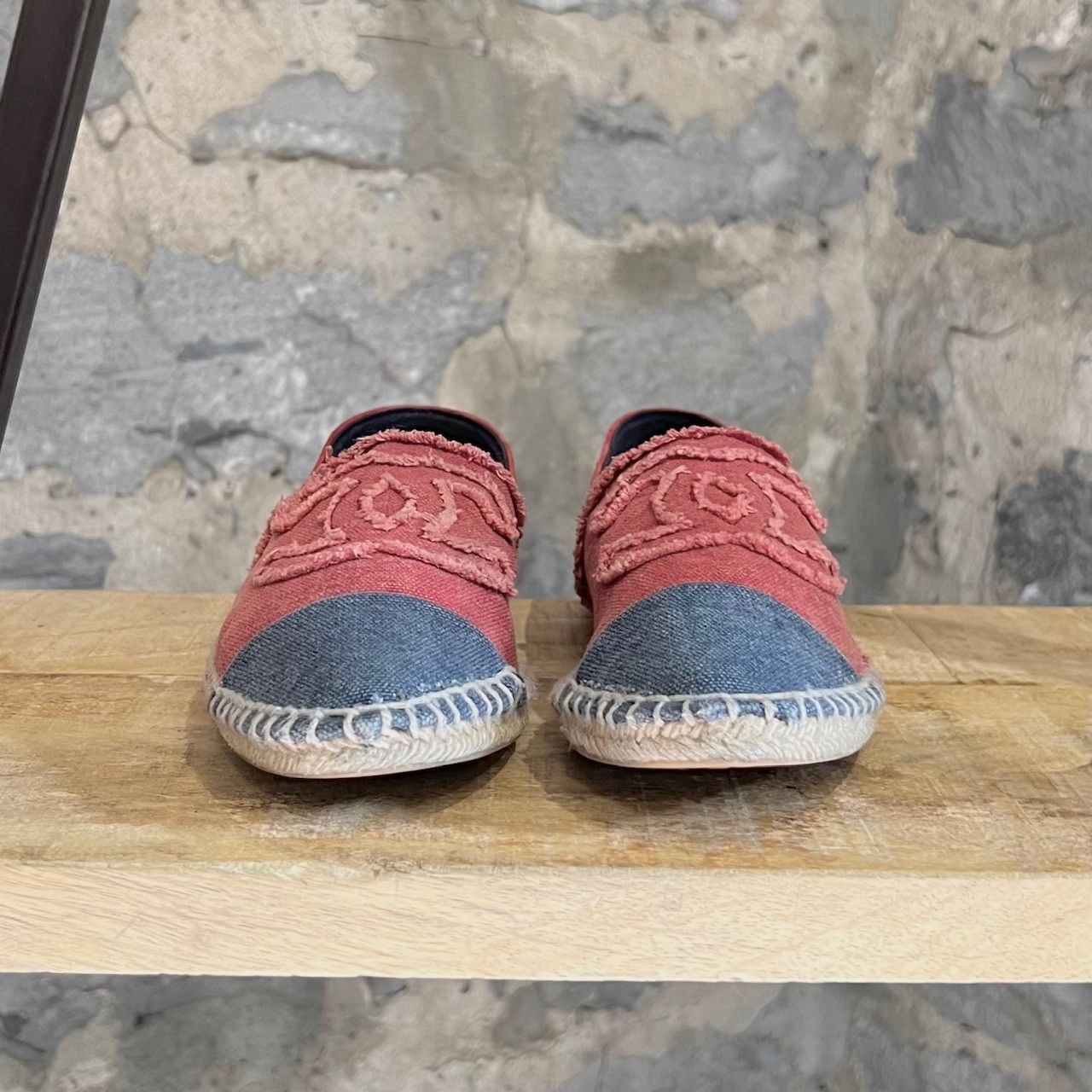 Chanel Chanel Pink Denim Cotton Espadrilles Size US 10 / IT 40 - 5 Thumbnail